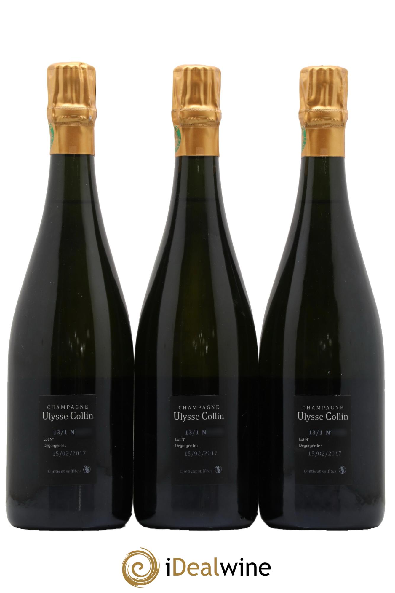 Blancs de Blancs Extra Brut Les Pierrières Ulysse Collin - Lot de 3 bouteilles - 1