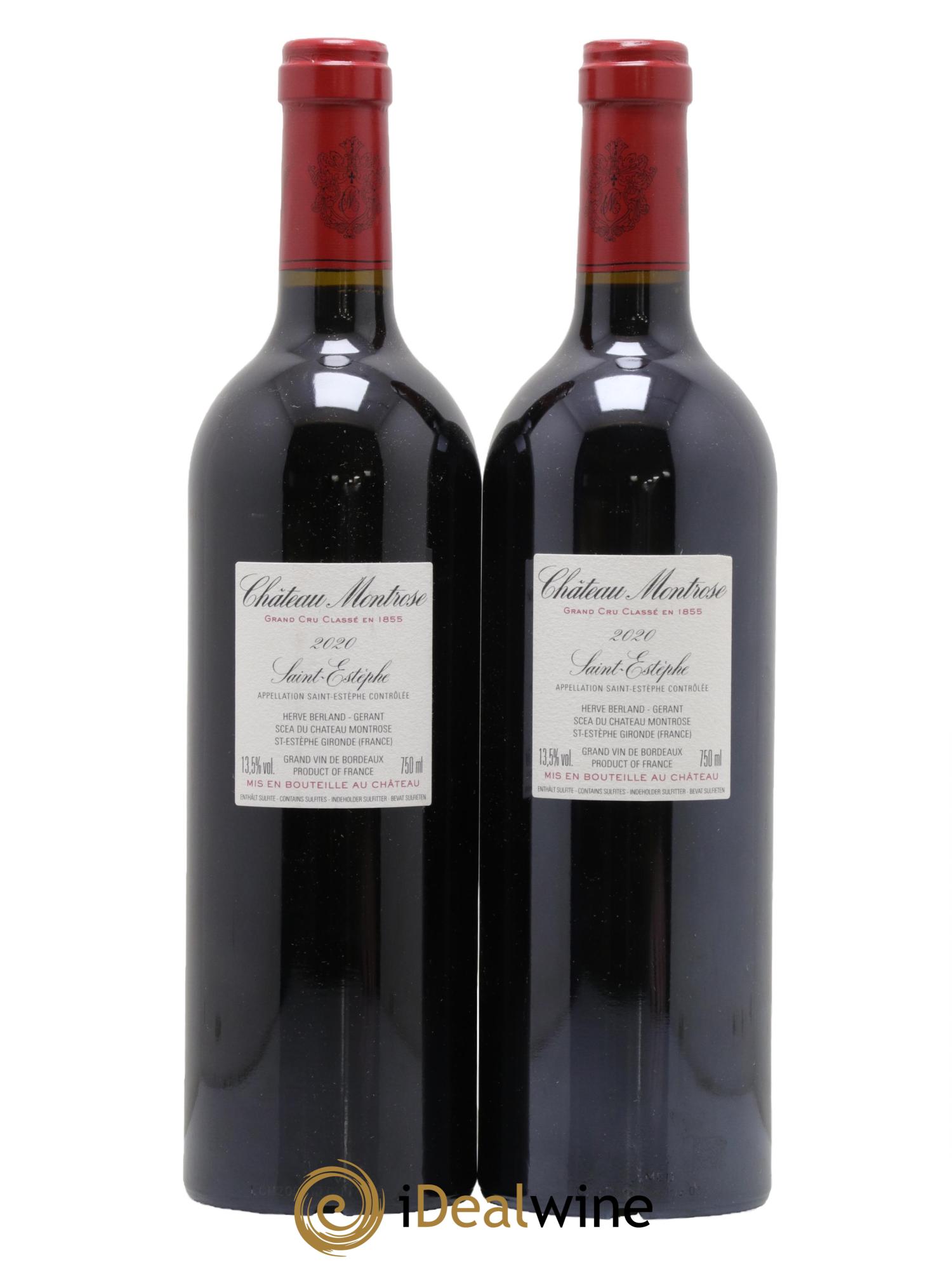 Château Montrose 2ème Grand Cru Classé 2020 - Posten von 2 Flaschen - 1