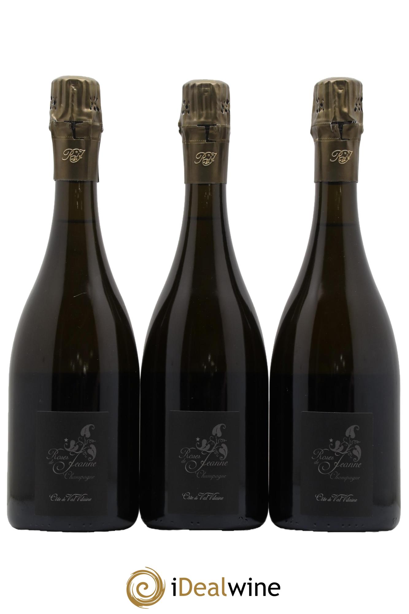 Roses de Jeanne Côte de Val Vilaine Blanc de Noirs Cédric Bouchard 2016 - Lot of 3 bottles - 0