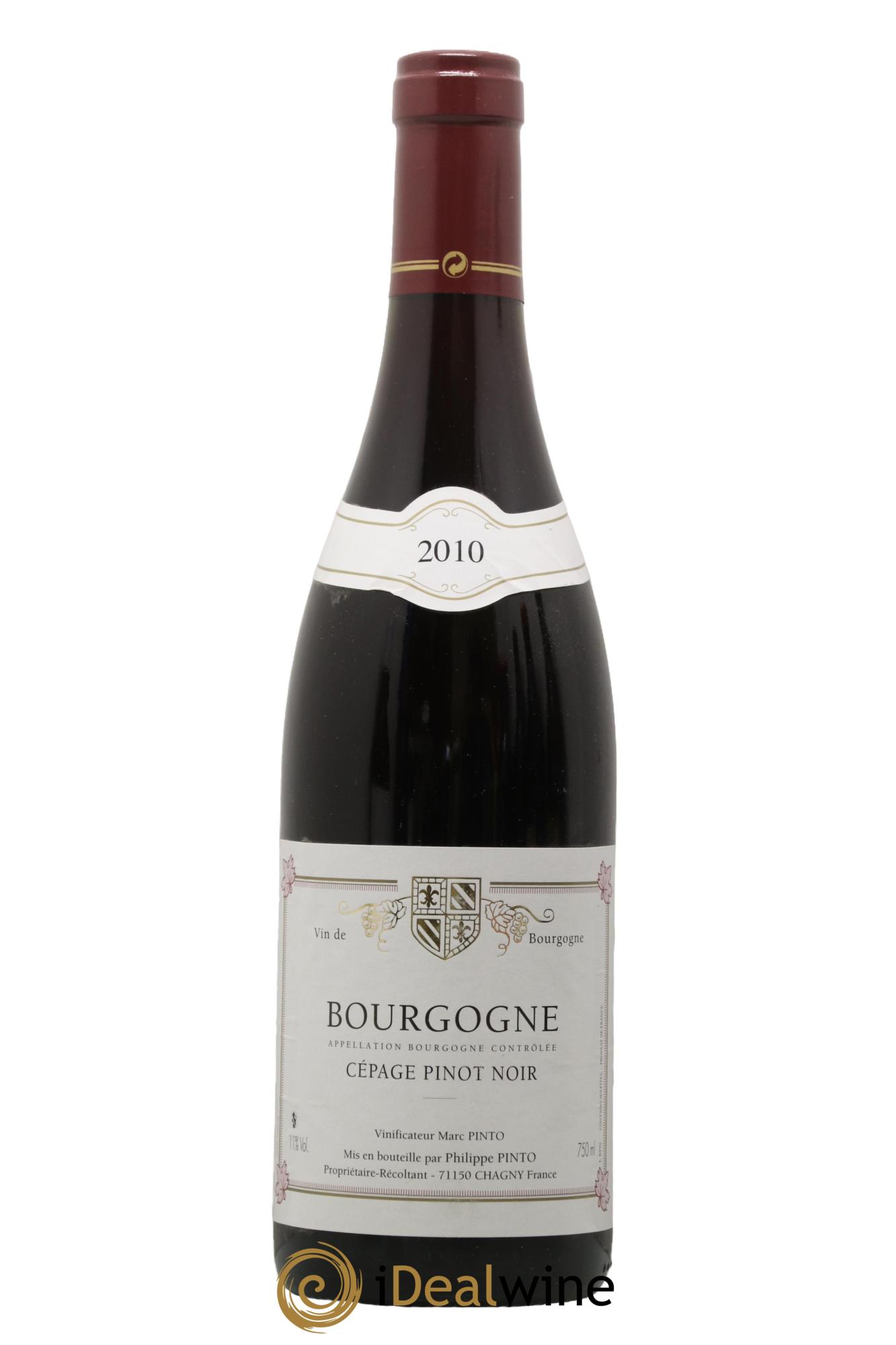 Bourgogne Marc Pinto 2010 - Lot de 1 bouteille - 0