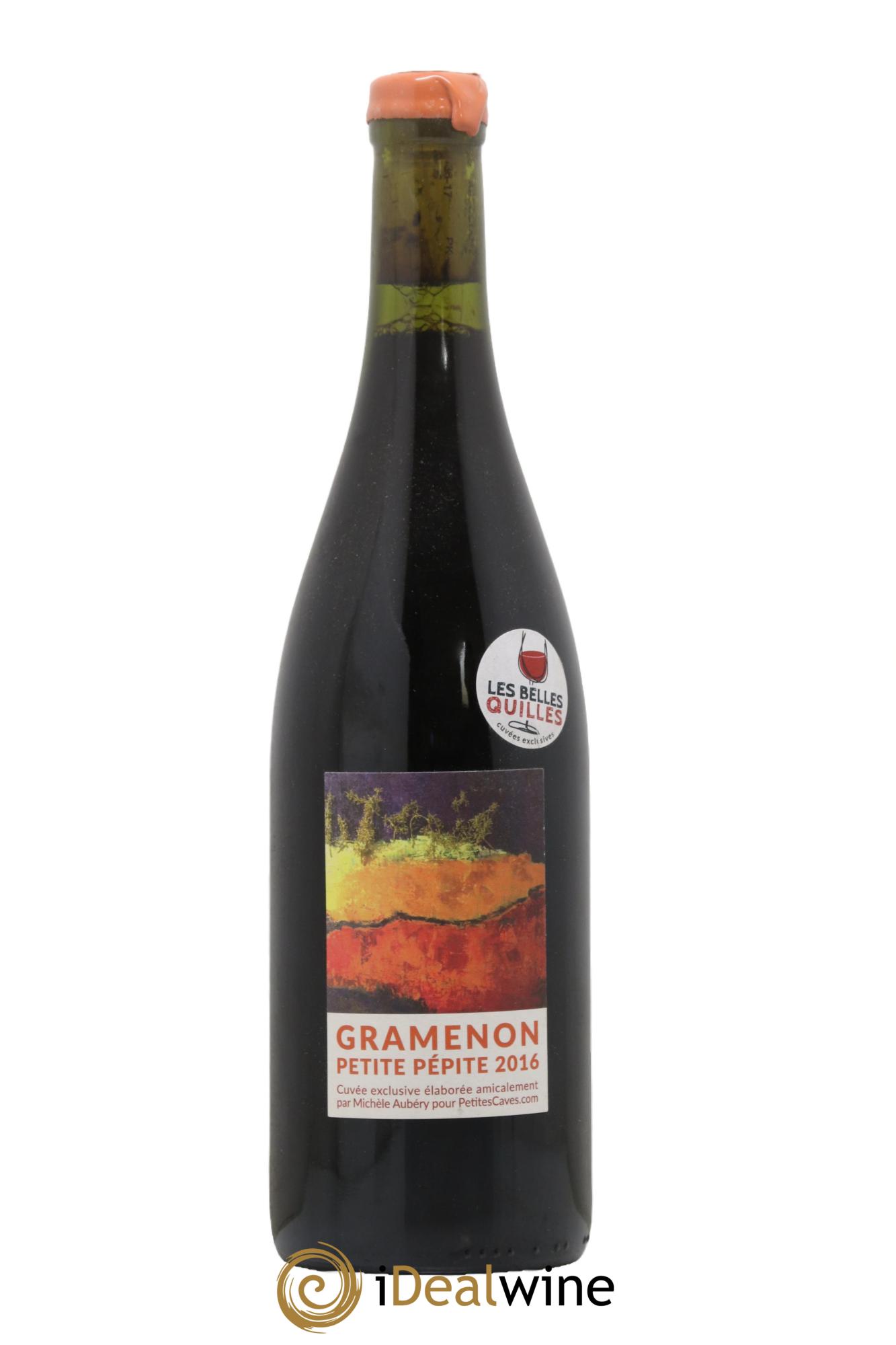 Côtes du Rhône Petite Pepite Gramenon 2016 - Lot de 1 bouteille - 0