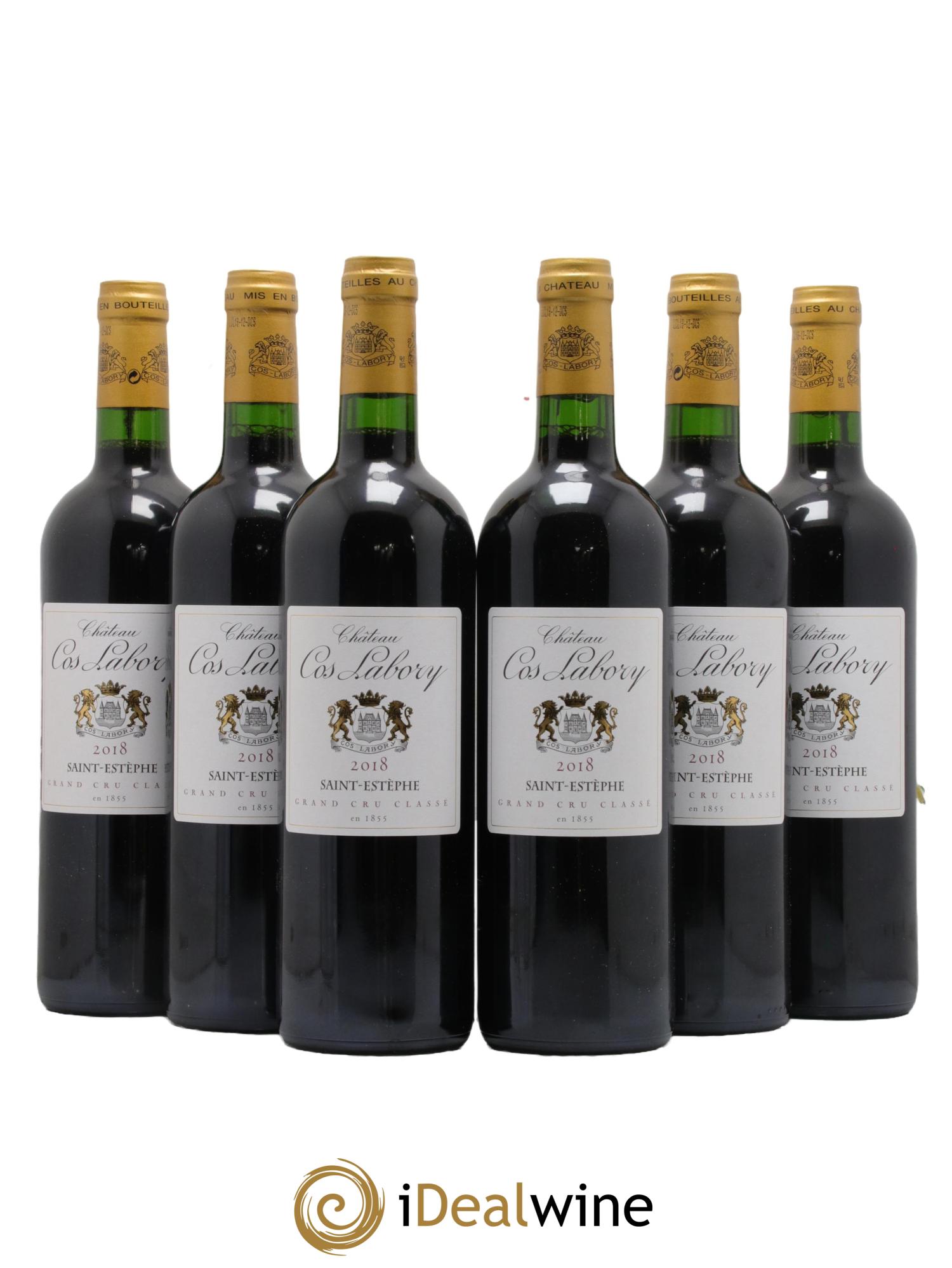 Château Cos Labory 5ème Grand Cru Classé  2018 - Lot de 6 bouteilles - 0