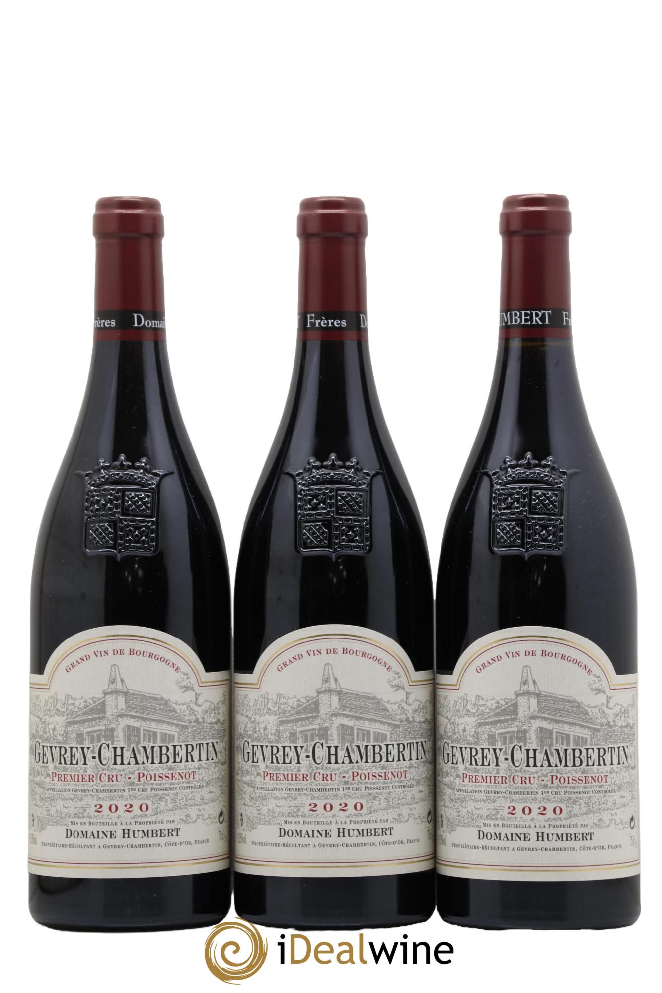 Gevrey-Chambertin 1er Cru Poissenot Humbert (Domaine) 2020 - Lotto di 3 bottiglie - 0