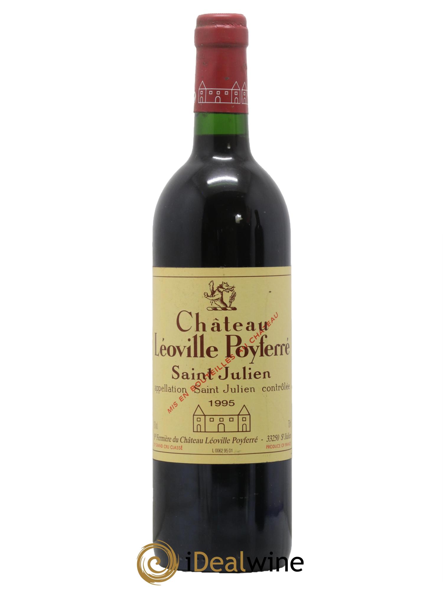 Château Léoville Poyferré 2ème Grand Cru Classé 1995 - Posten von 1 Flasche - 0