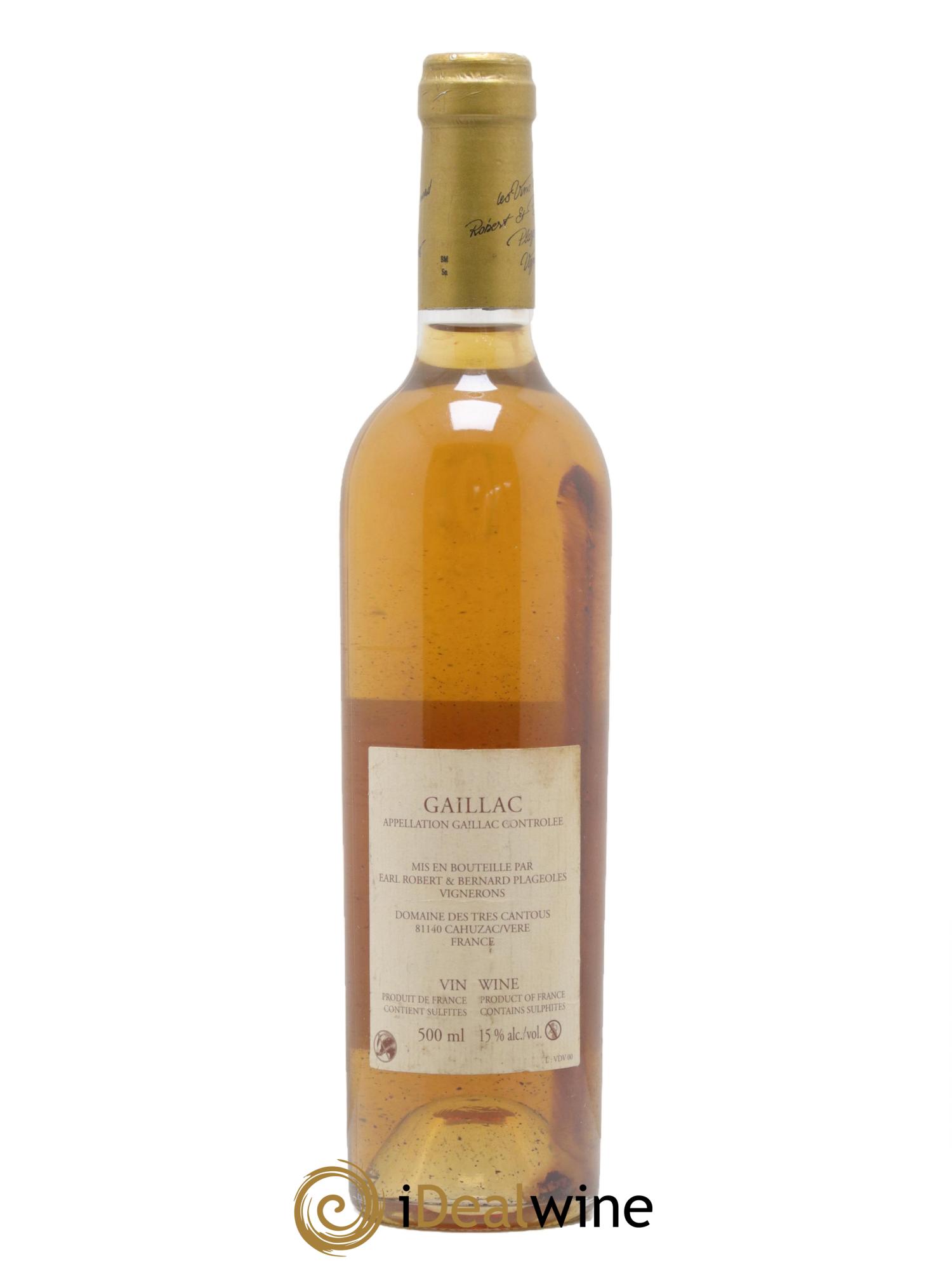 Gaillac Vin de voile Plageoles 2000 - Lotto di 1 formato 50cl - 1