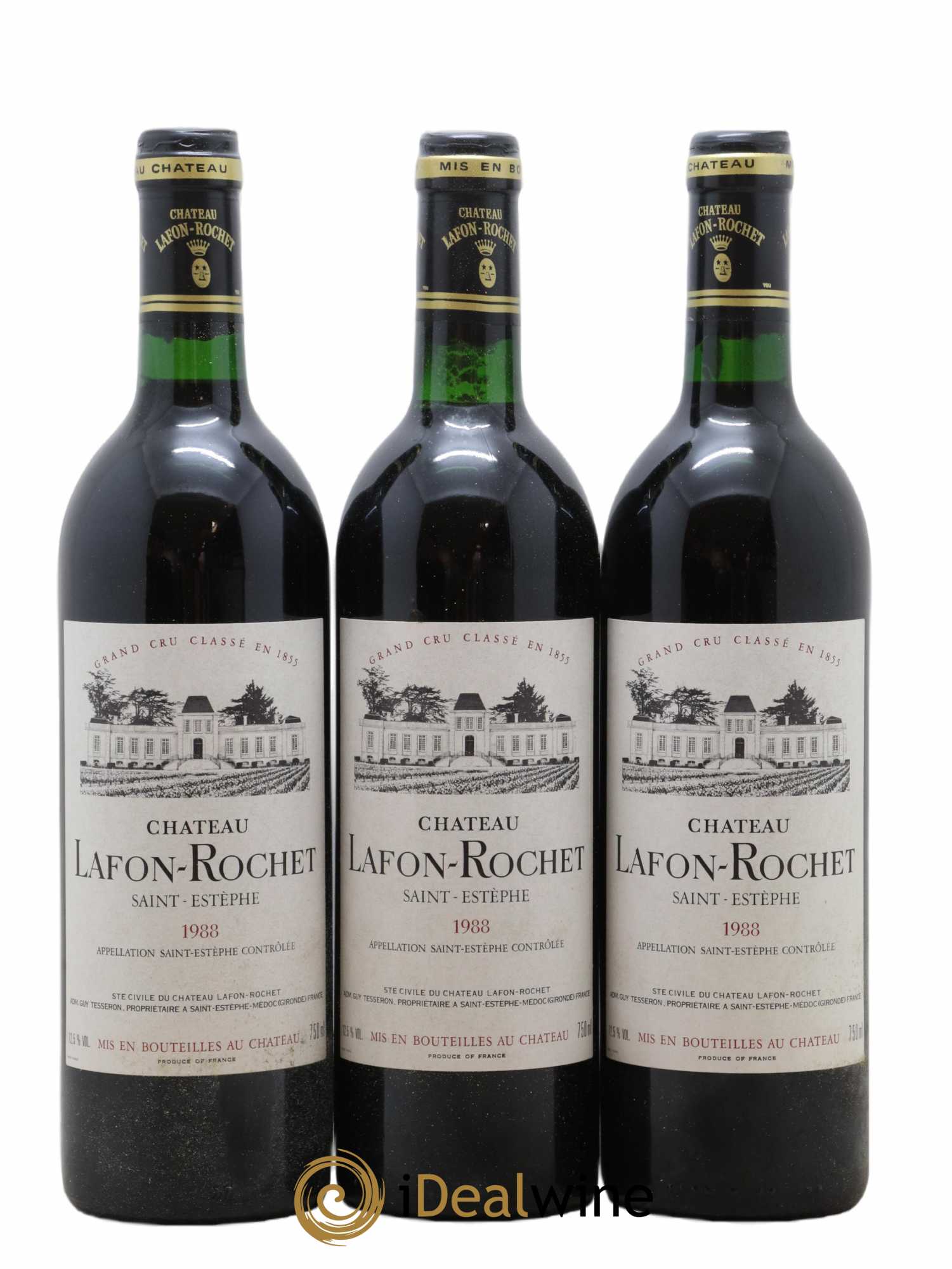 Château Lafon Rochet 4ème Grand Cru Classé 1988 - Lot of 12 bottles - 3