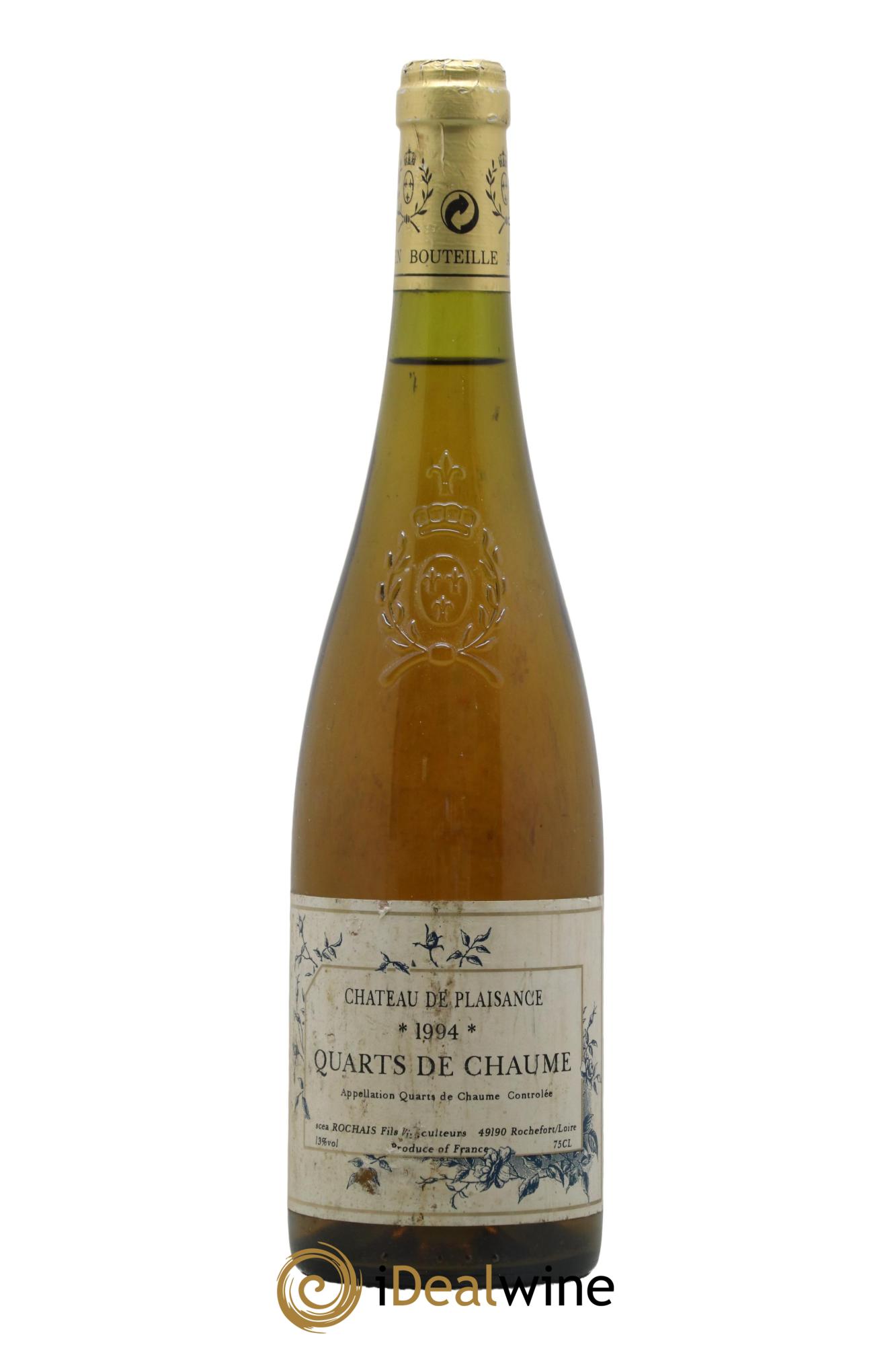 Quarts de Chaume Grand Cru Château de Plaisance 1994 - Lotto di 1 bottiglia - 0