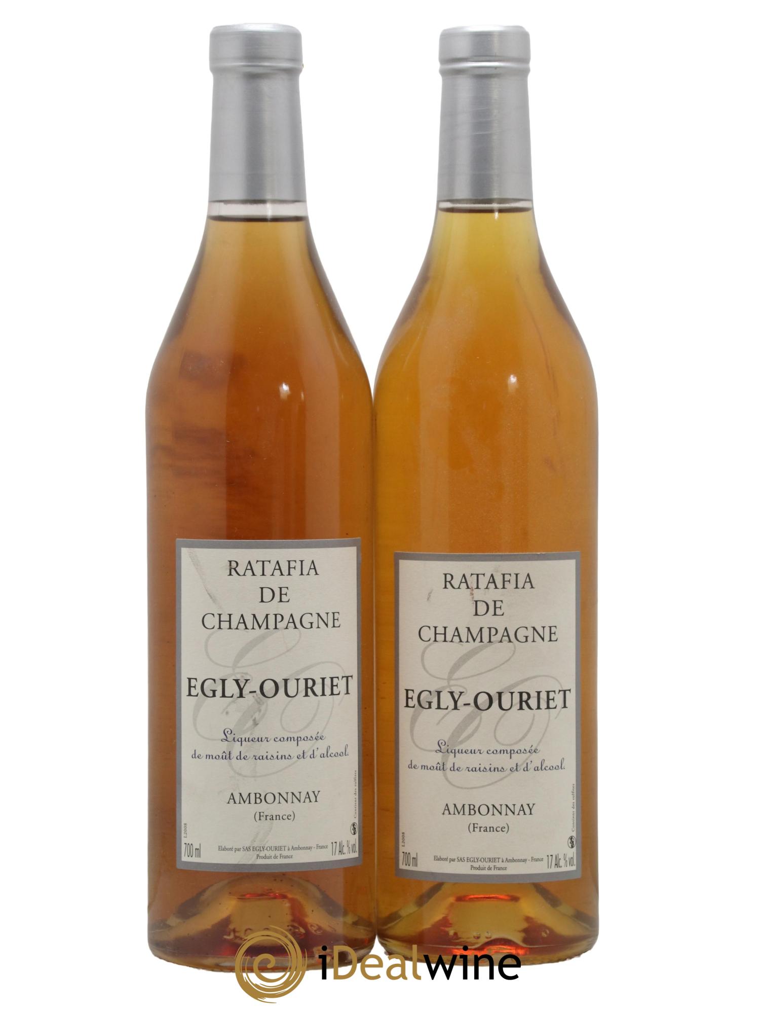 Ratafia Champagne Maison Egly-Ouriet - Posten von 2 Flaschen - 0