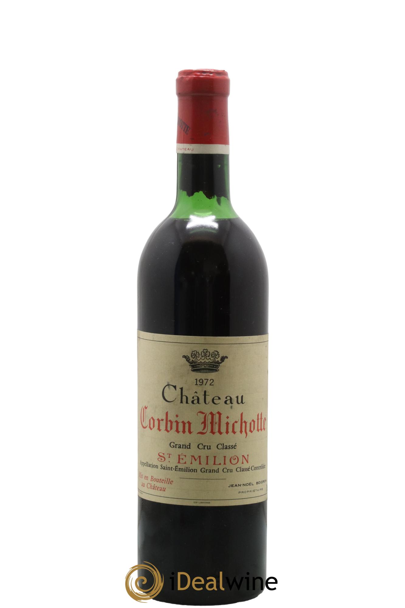 Château Corbin Michotte Grand Cru Classé 1972 - Lotto di 1 bottiglia - 0