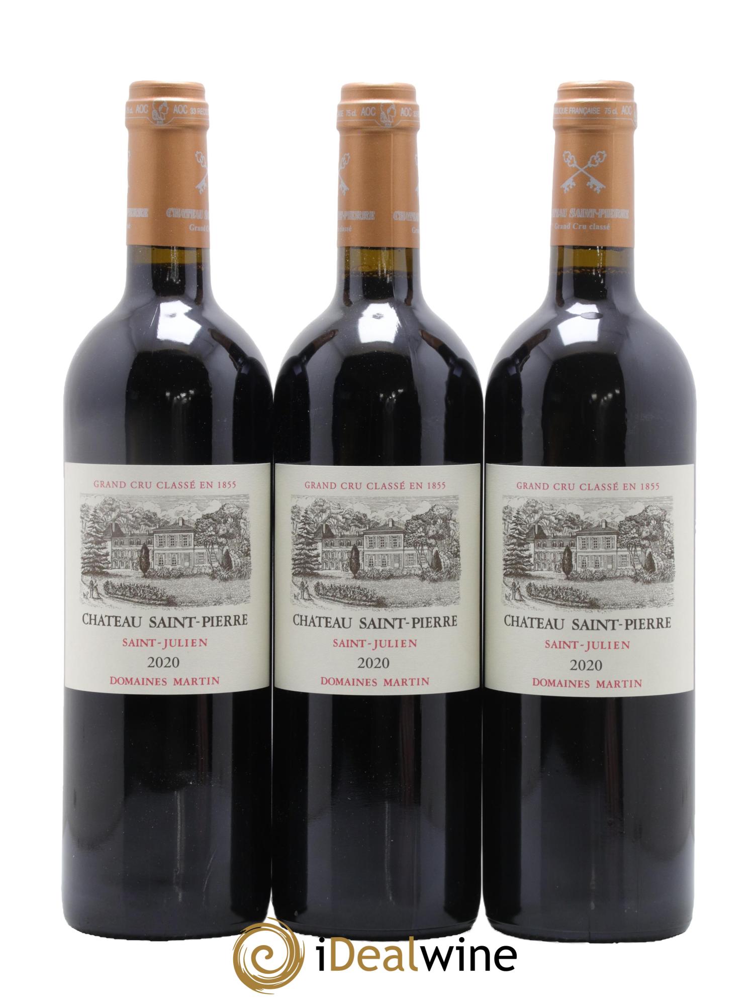 Château Saint-Pierre 4ème Grand Cru Classé 2020 - Lot of 12 bottles - 1