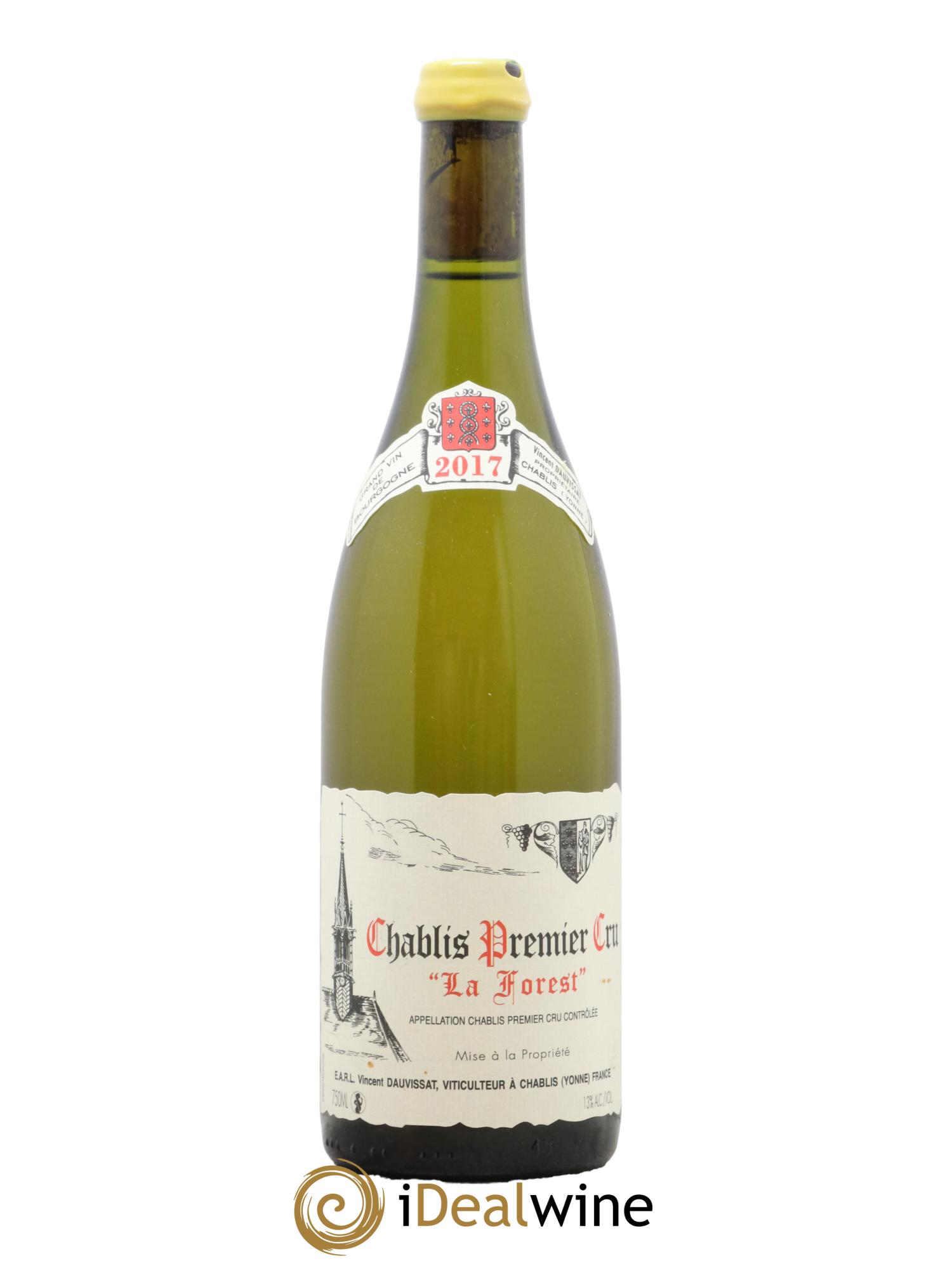 Chablis 1er Cru La Forest Vincent Dauvissat (Domaine) 2017 - Lot de 1 bouteille - 0