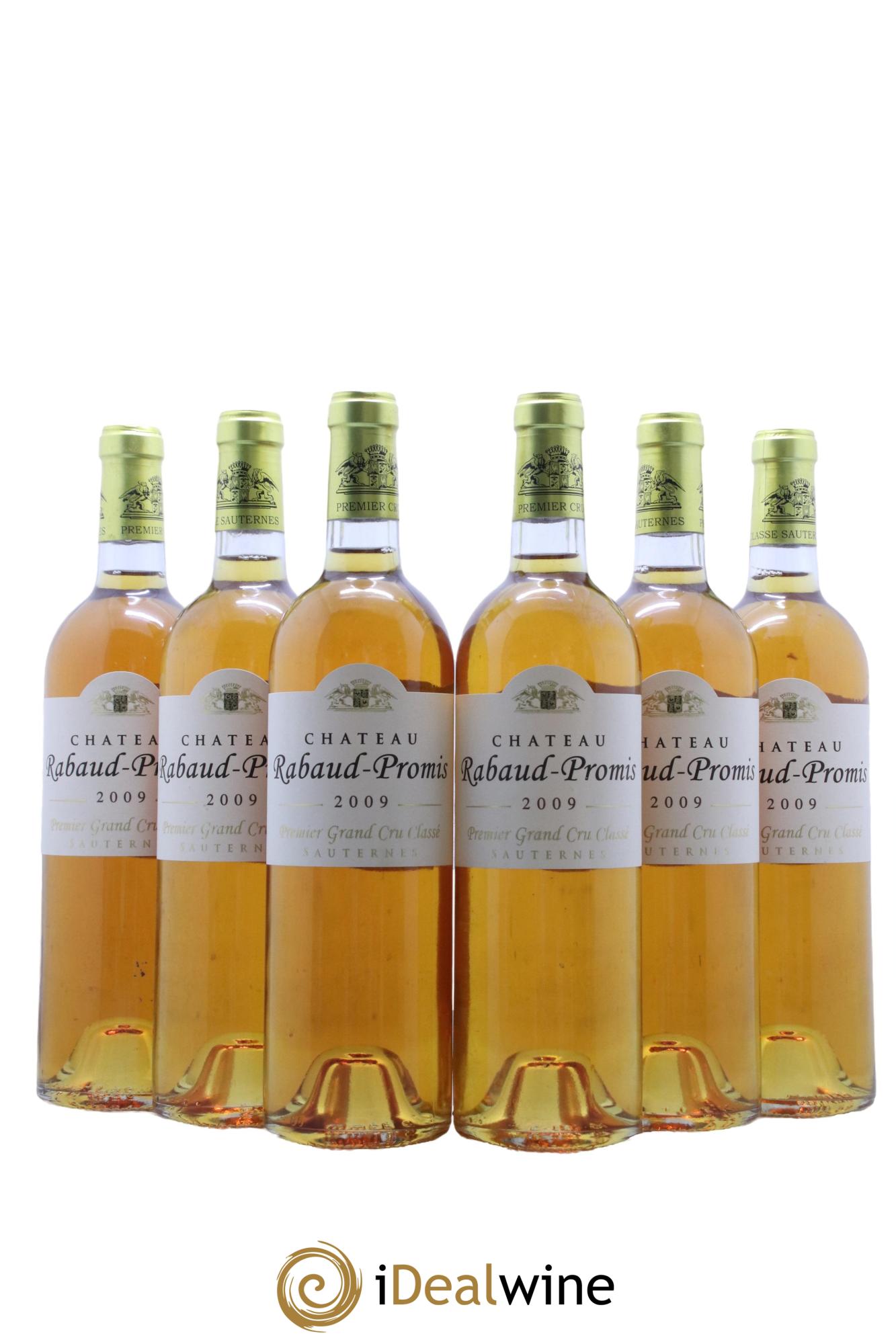 Château Rabaud Promis 1er Grand Cru Classé  2009 - Posten von 6 Flaschen - 0