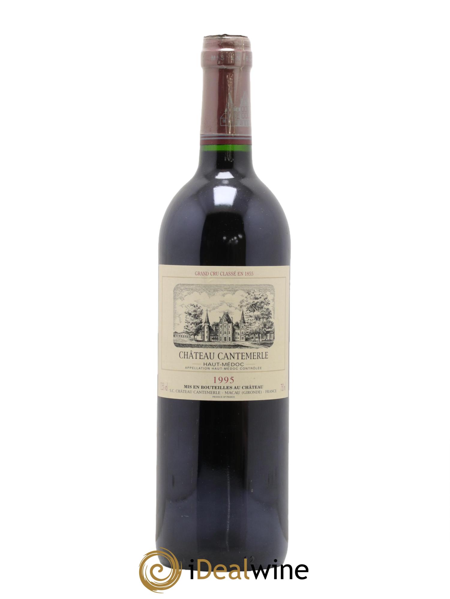 Château Cantemerle 5ème Grand Cru Classé 1995 - Lot of 1 bottle - 0