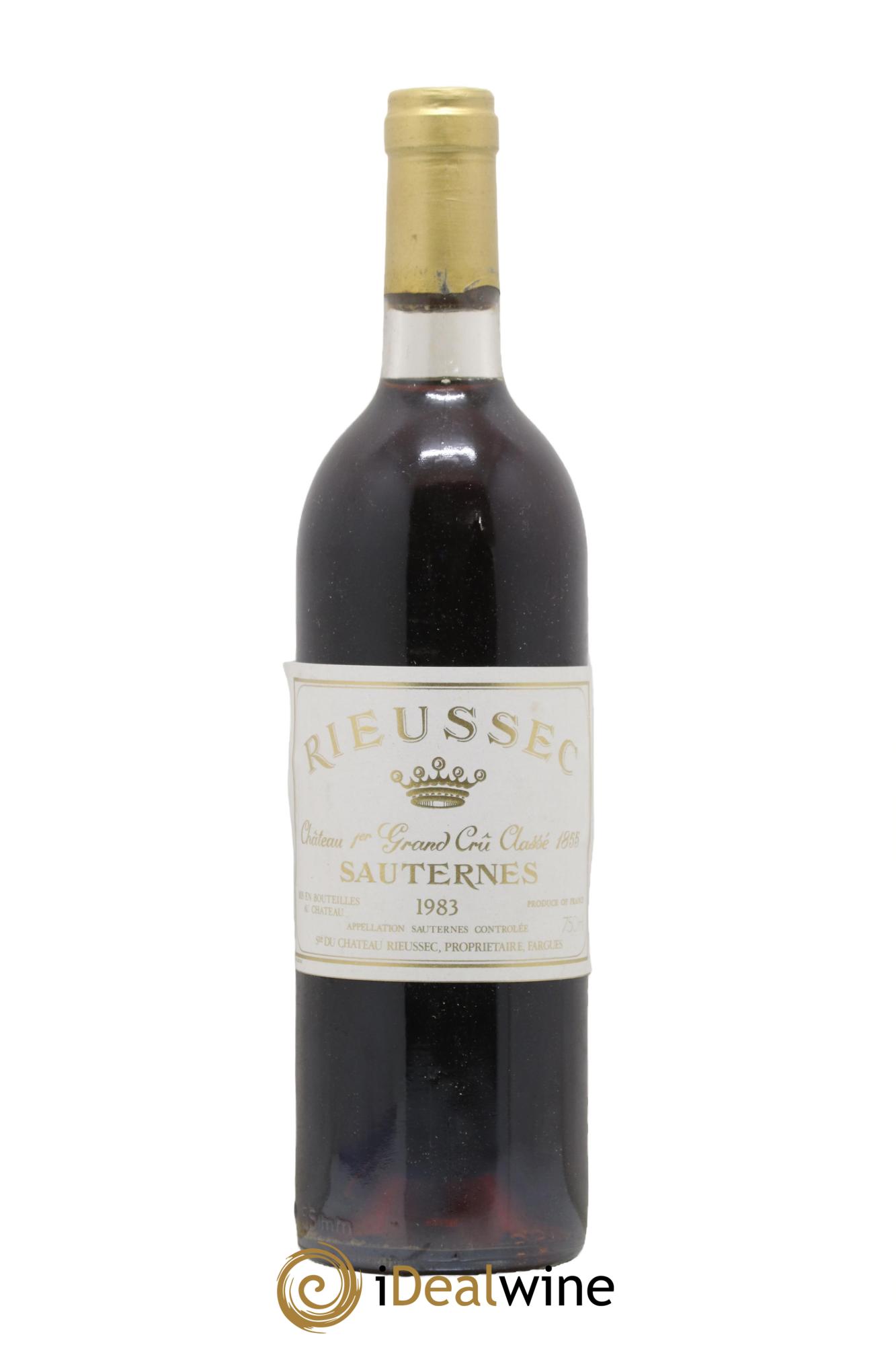 Château Rieussec 1er Grand Cru Classé 1983 - Lot of 1 bottle - 0