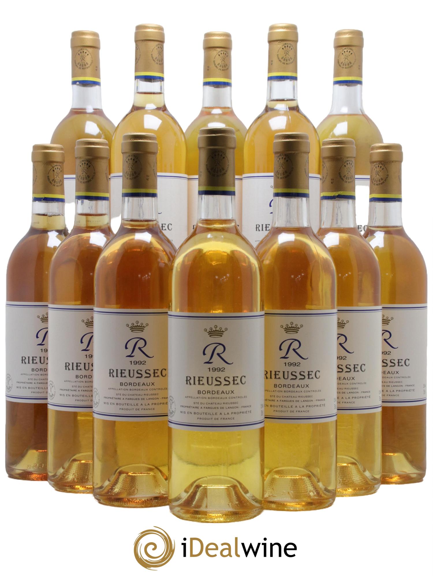 R de Rieussec 1992 - Lot de 12 bouteilles - 0