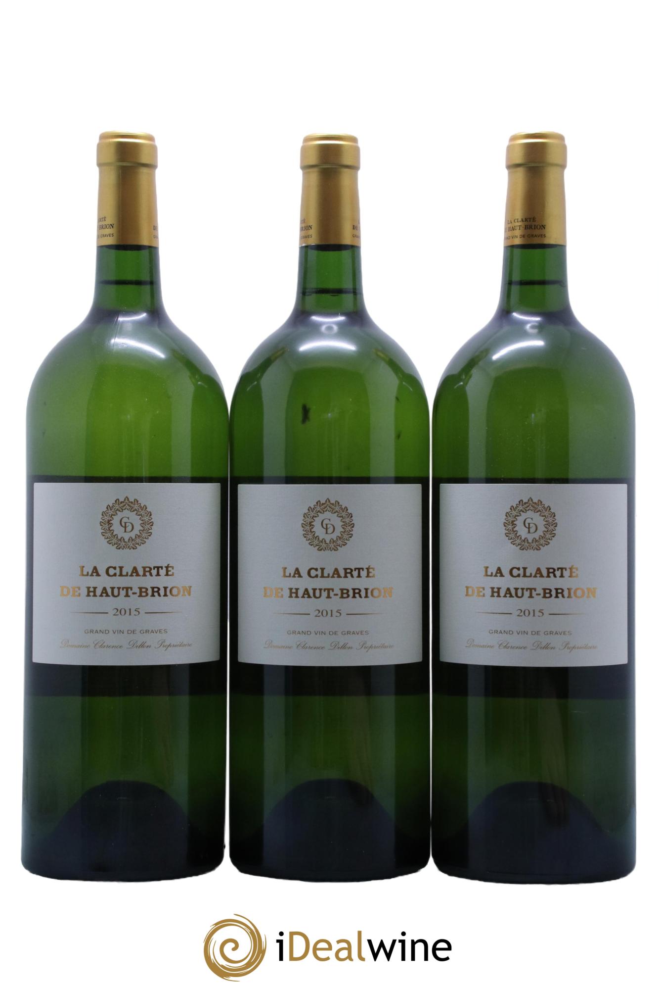 La Clarté de Haut Brion Second Vin  2015 - Posten von 3 Magnum - 1