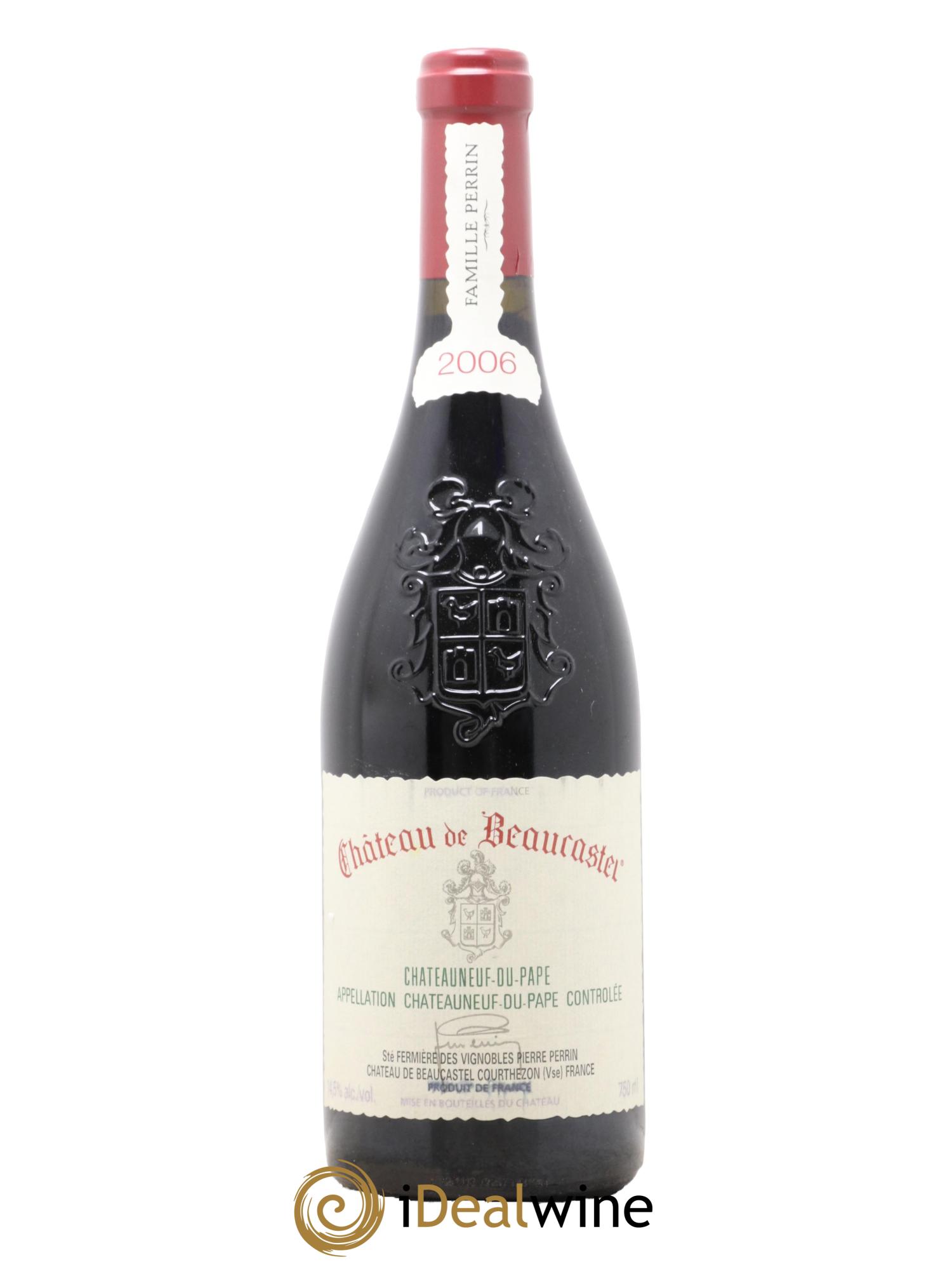 Châteauneuf-du-Pape Château de Beaucastel Famille Perrin 2006 - Lot de 1 bouteille - 0