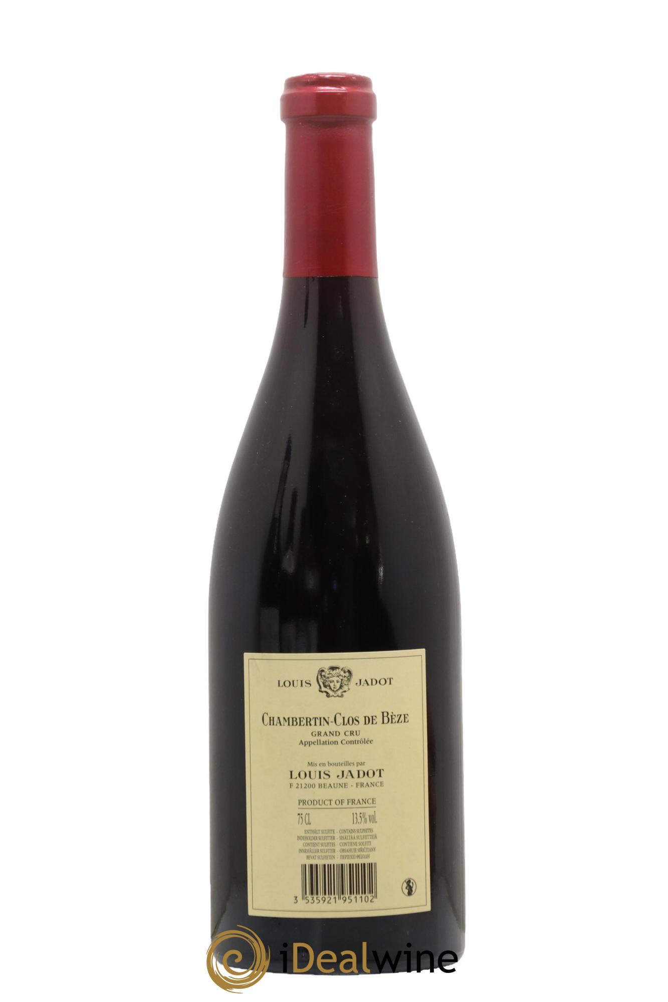 Chambertin Clos de Bèze Grand Cru Domaine Louis Jadot 2012 - Lotto di 1 bottiglia - 1