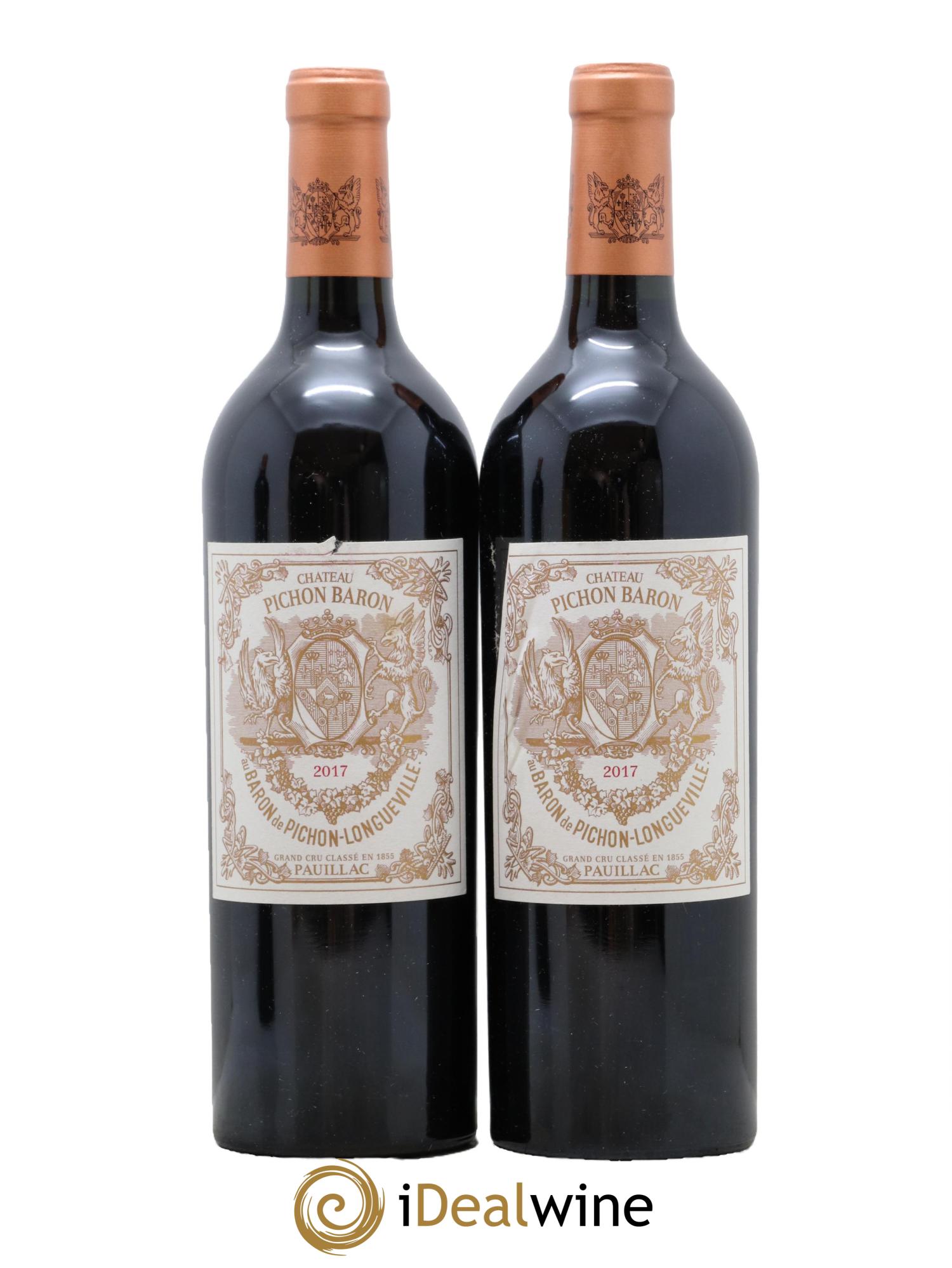 Pichon Longueville Baron 2ème Grand Cru Classé 2017 - Posten von 2 Flaschen - 0