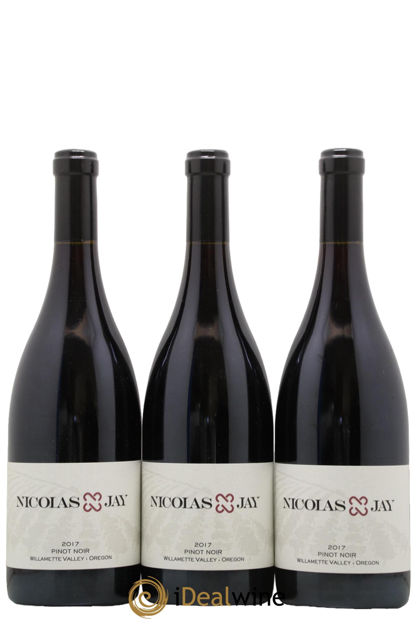 Willamette Valley Pinot Noir Nicolas Jay 2017 - Lotto di 3 bottiglie - 0