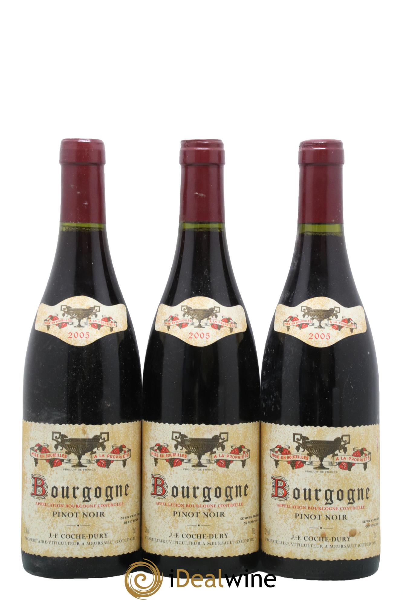 Bourgogne Coche Dury (Domaine) 2005 - Lot de 3 bouteilles - 0