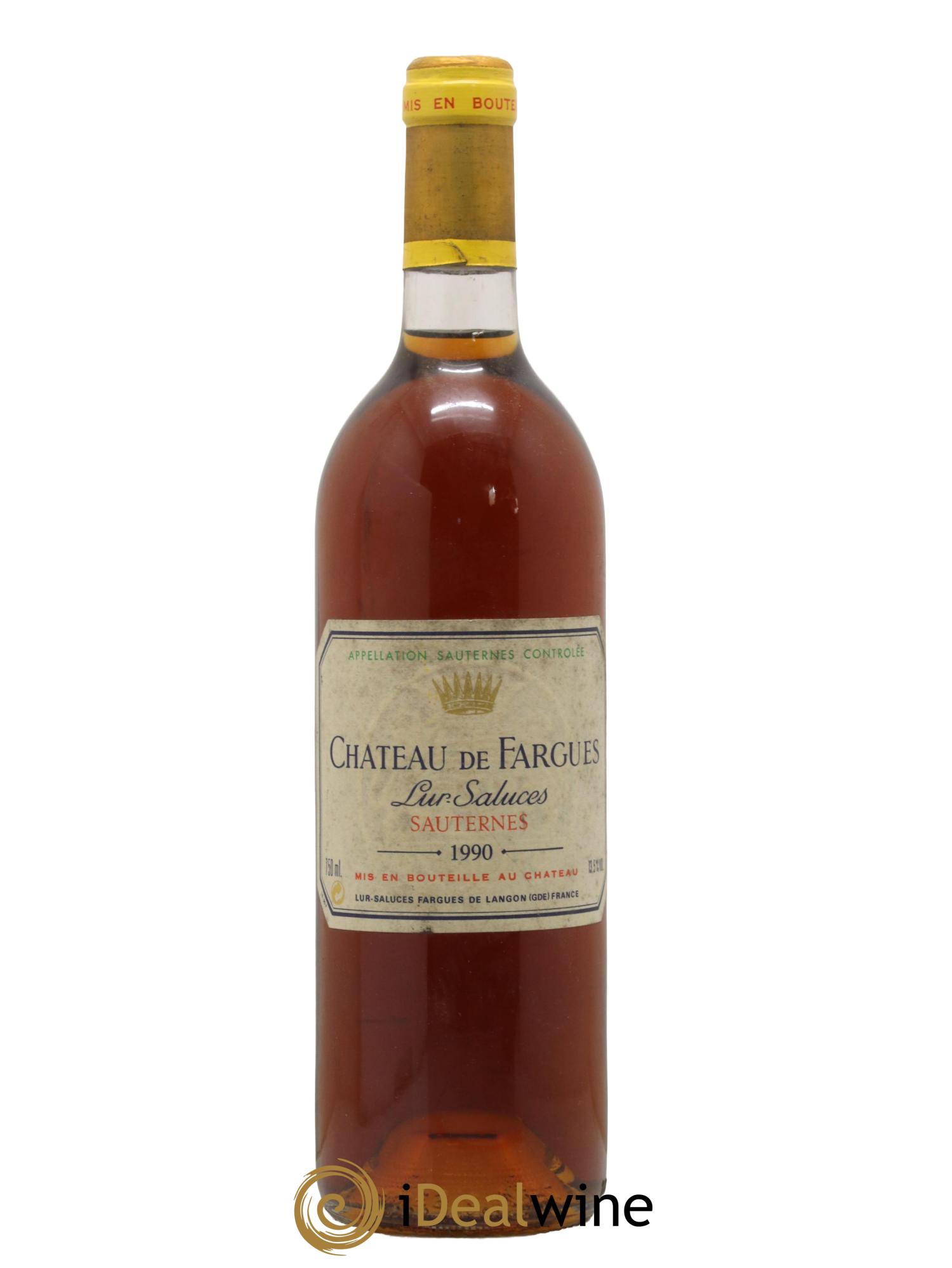 Château de Fargues 1990 - Lot de 1 bouteille - 0