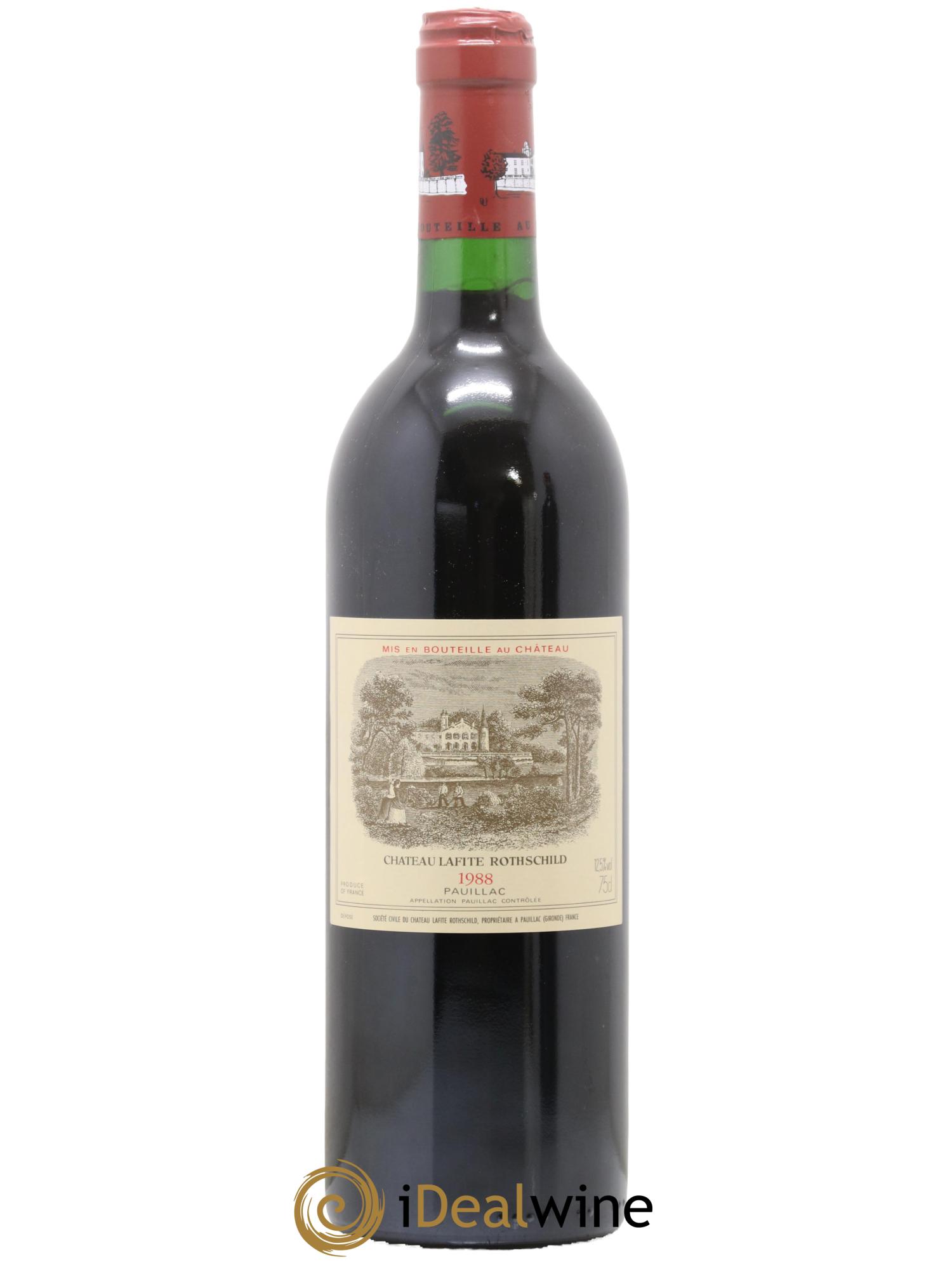 Château Lafite Rothschild 1er Grand Cru Classé 1988 - Lot de 1 bouteille - 0