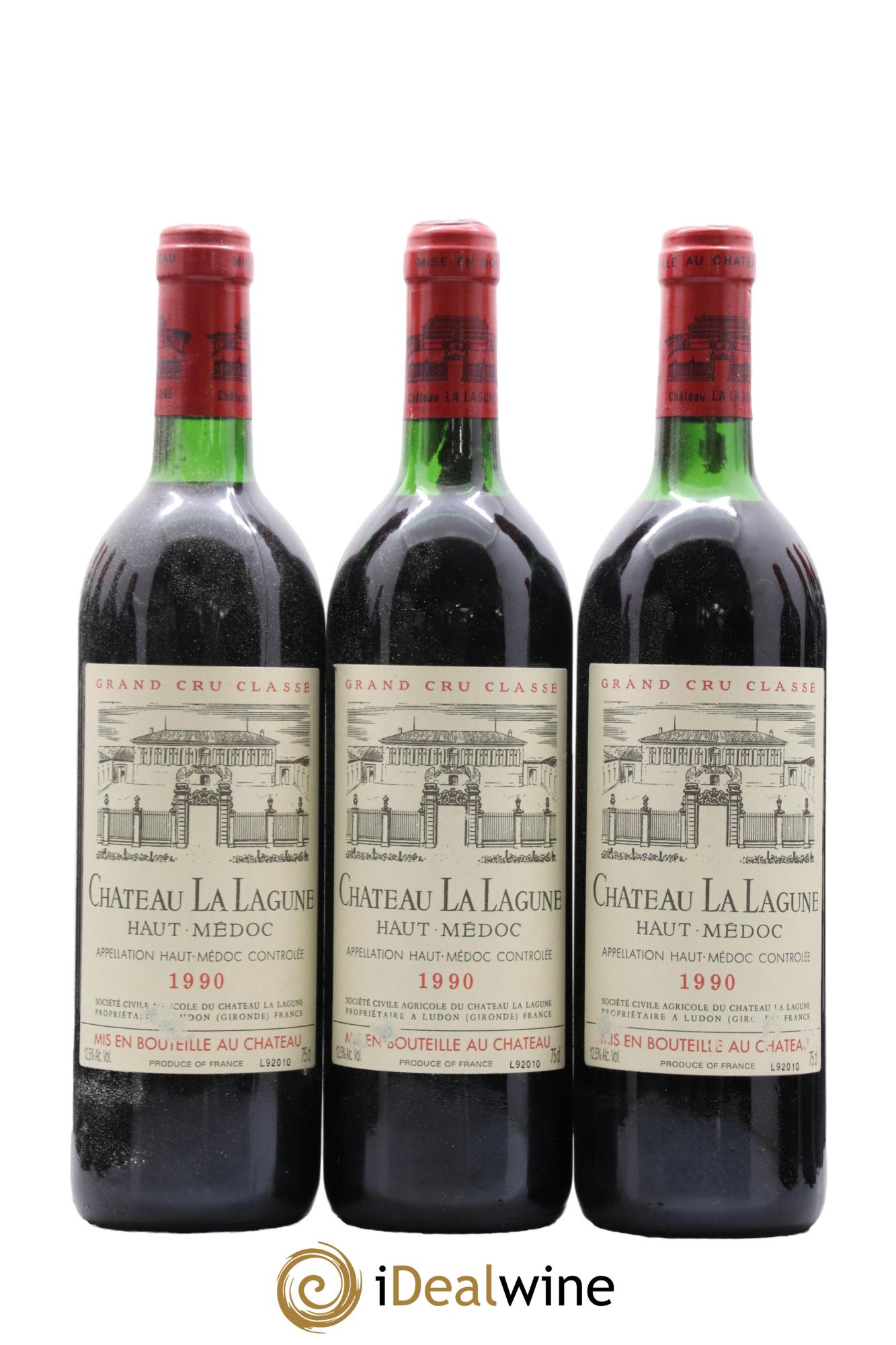 Château la Lagune 3ème Grand Cru Classé 1990 - Posten von 12 Flaschen - 1