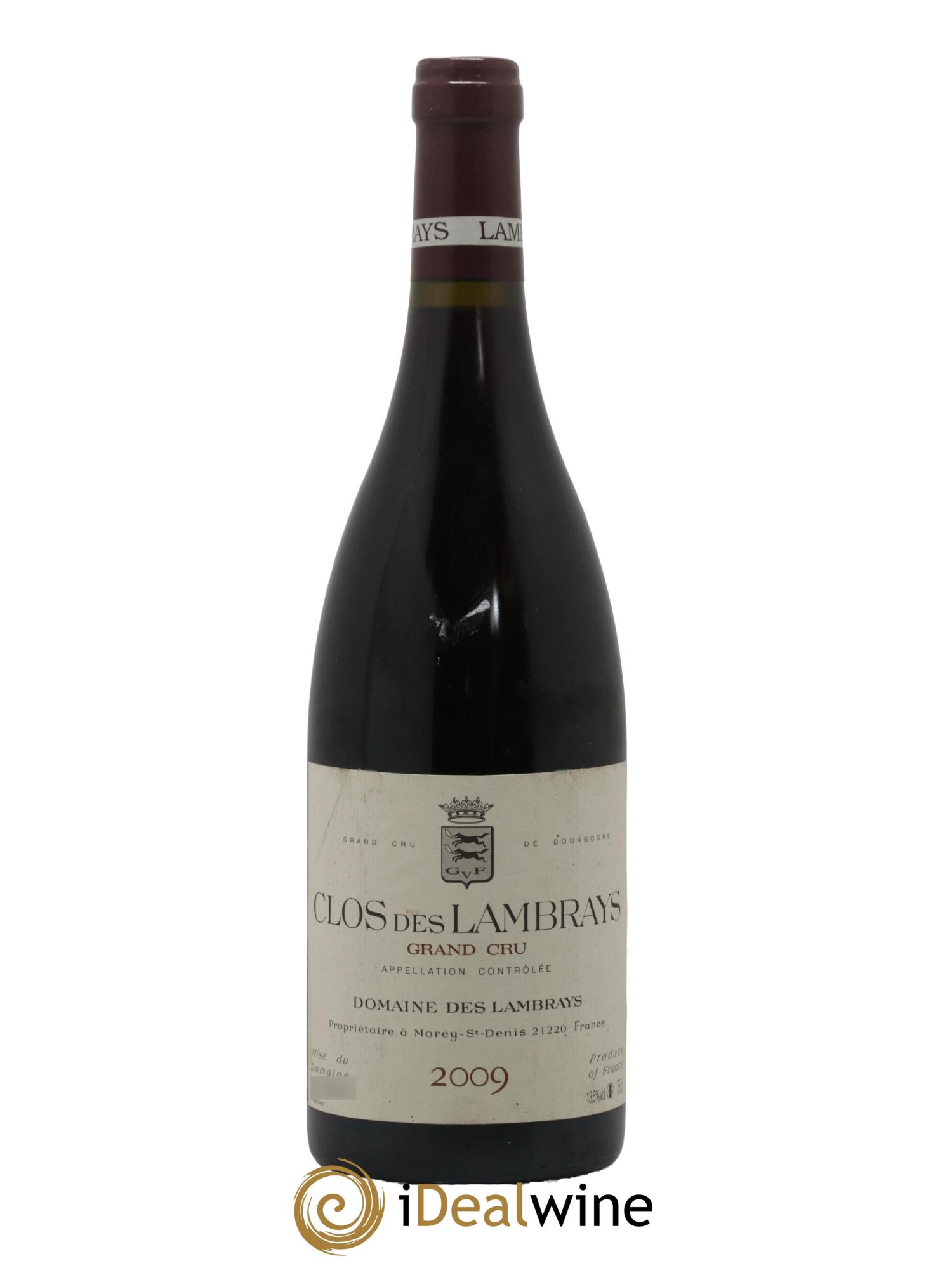 Clos des Lambrays Grand Cru Domaine des Lambrays 2009 - Lot of 1 bottle - 0