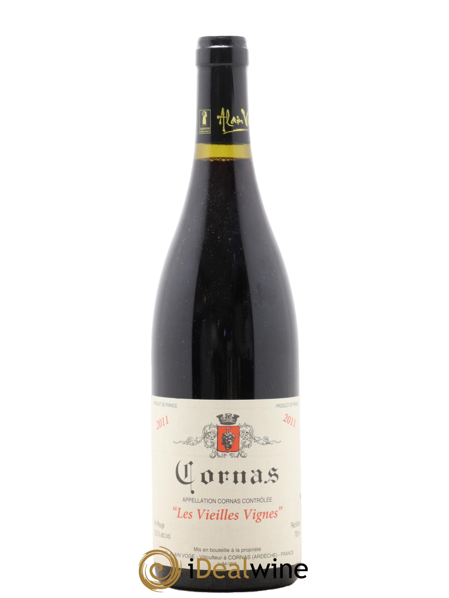 Cornas Les Vieilles Vignes Alain Voge (Domaine) 2011 - Lot de 1 bouteille - 0