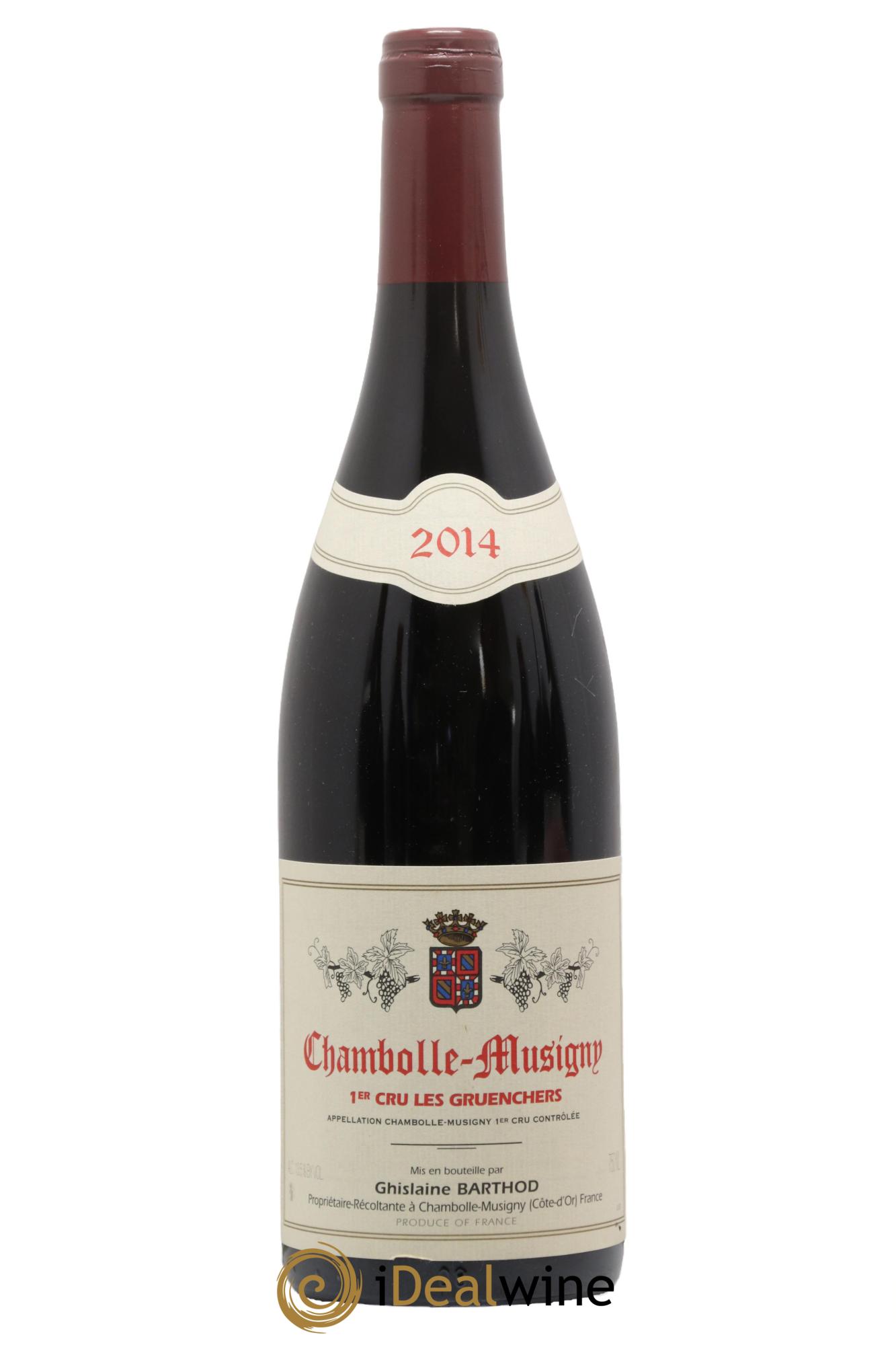 Chambolle-Musigny 1er Cru Les Gruenchers Ghislaine Barthod 2014 - Lot de 1 bouteille - 0