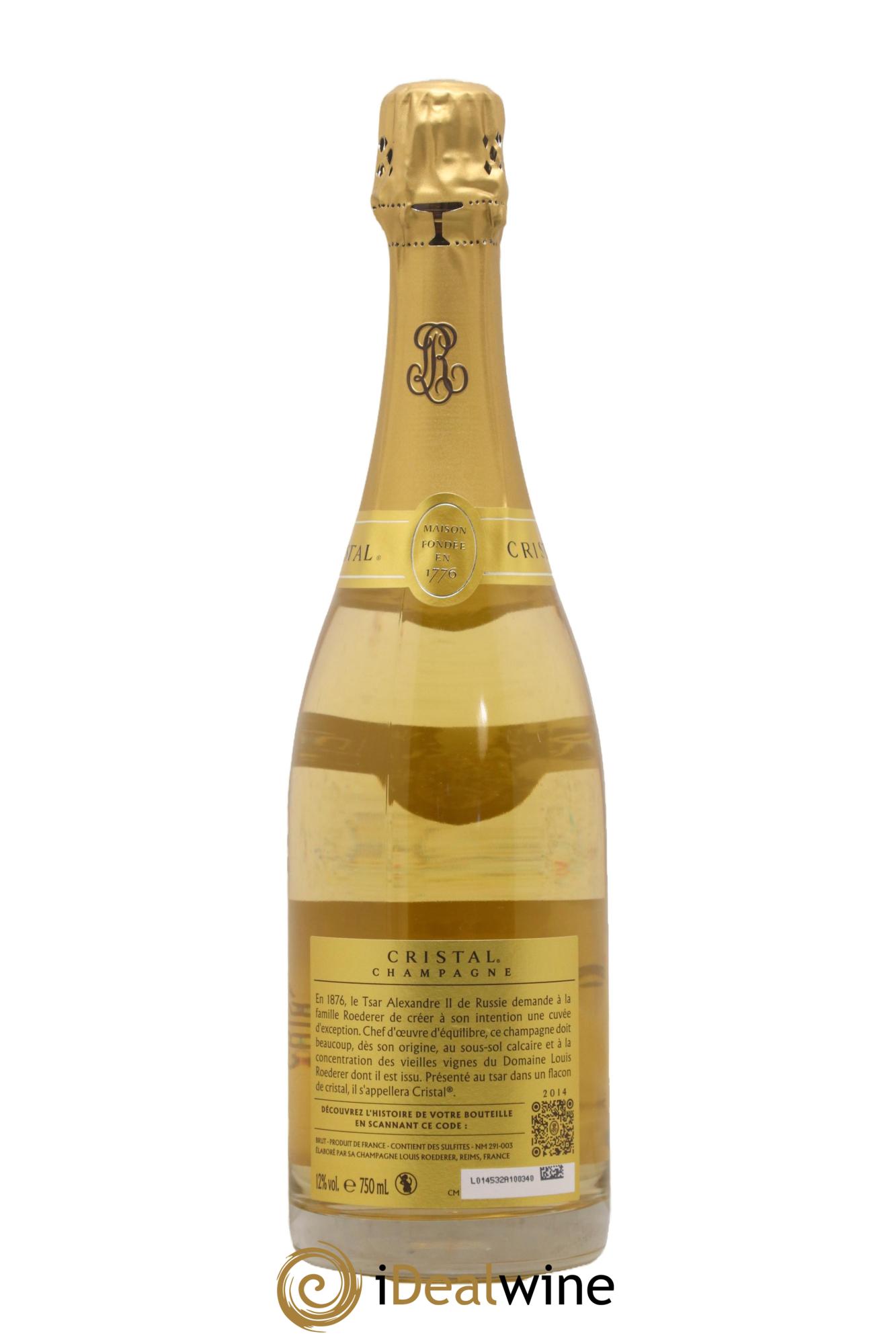 Cristal Louis Roederer 2014 - Lot of 1 bottle - 1