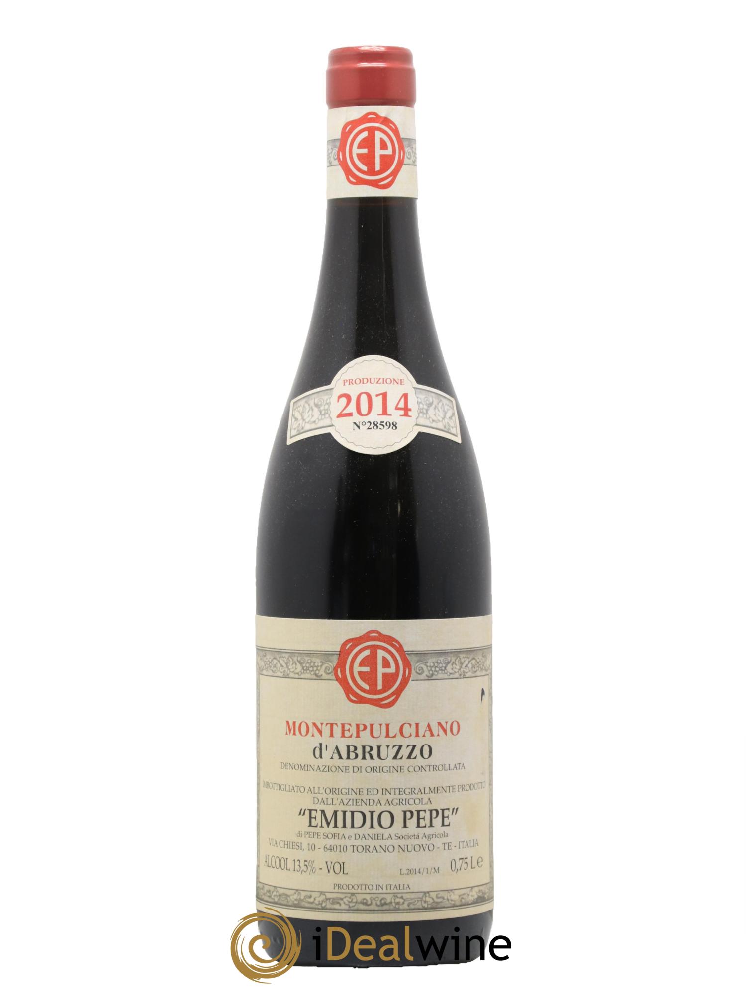 Montepulciano d'Abruzzo DOC Emidio Pepe 2014 - Posten von 1 Flasche - 0