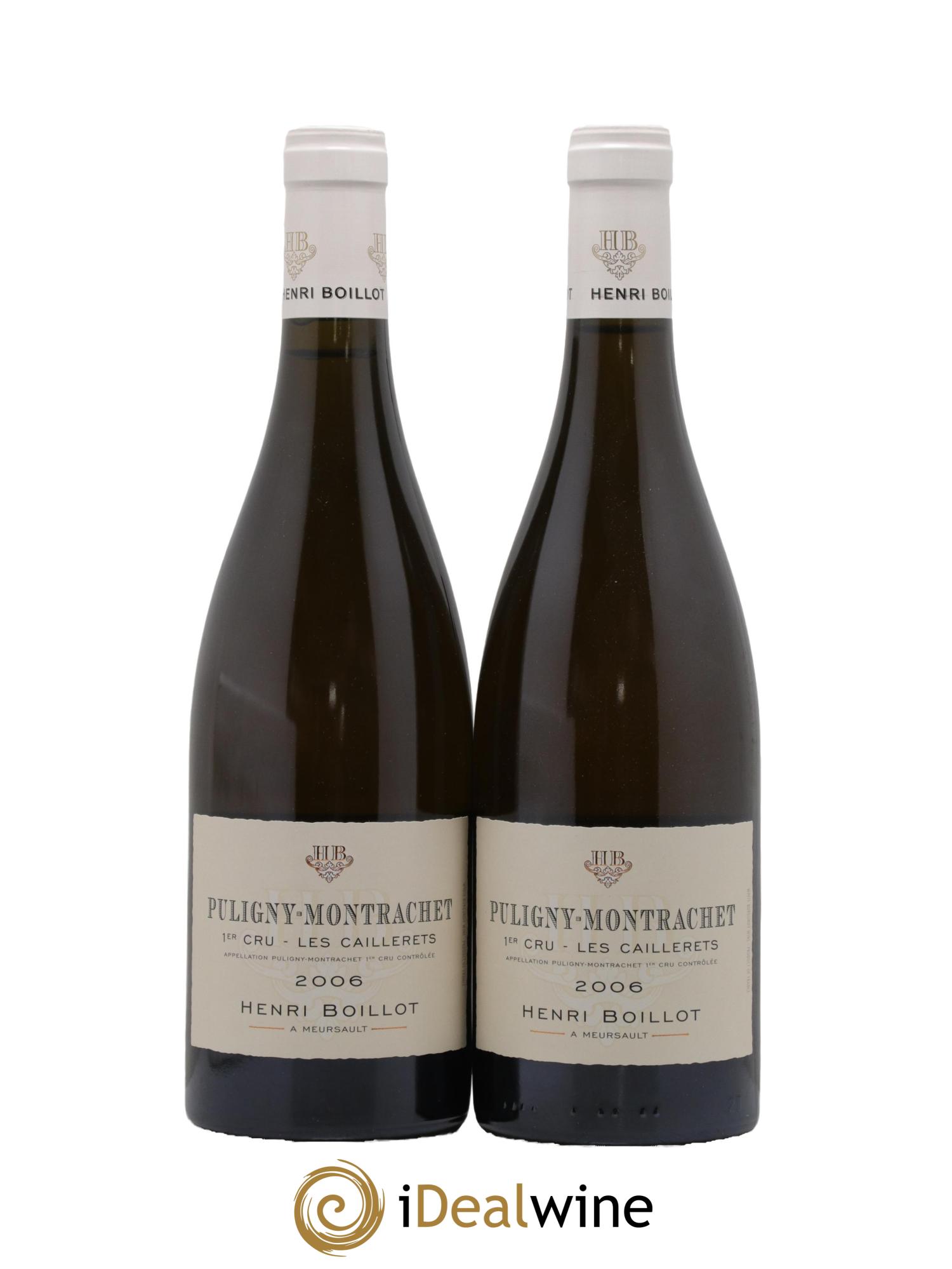 Puligny-Montrachet 1er Cru Les Caillerets Domaine Henri Boillot 2006 - Lot de 2 bouteilles - 0