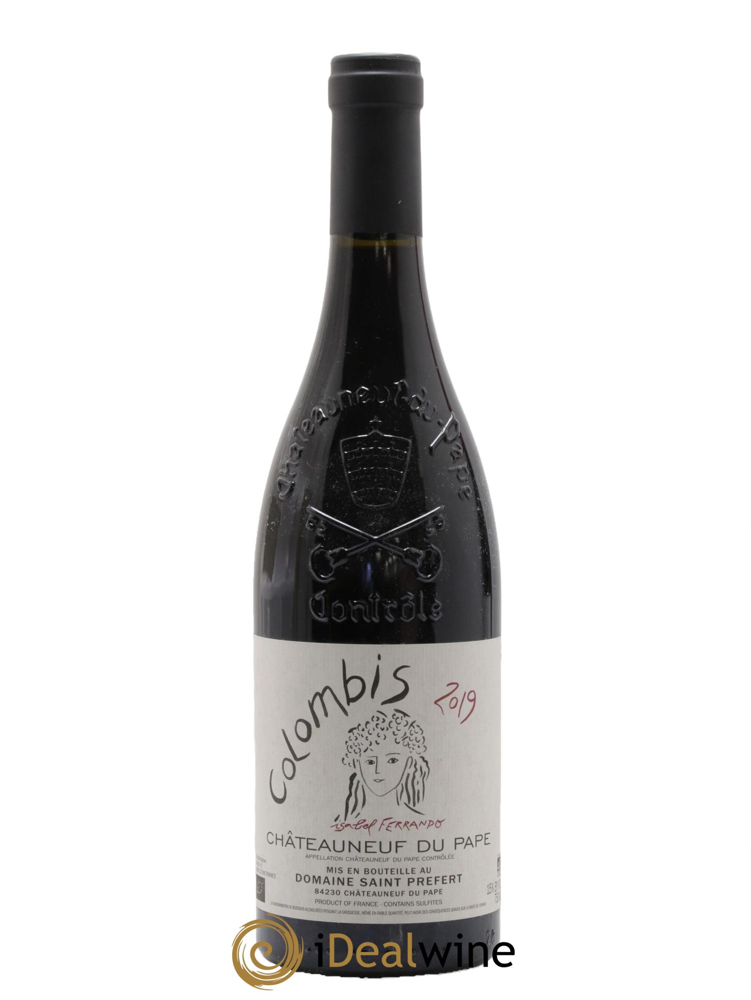 Châteauneuf-du-Pape Colombis Domaine Saint-Préfert 2019 - Lotto di 1 bottiglia - 0