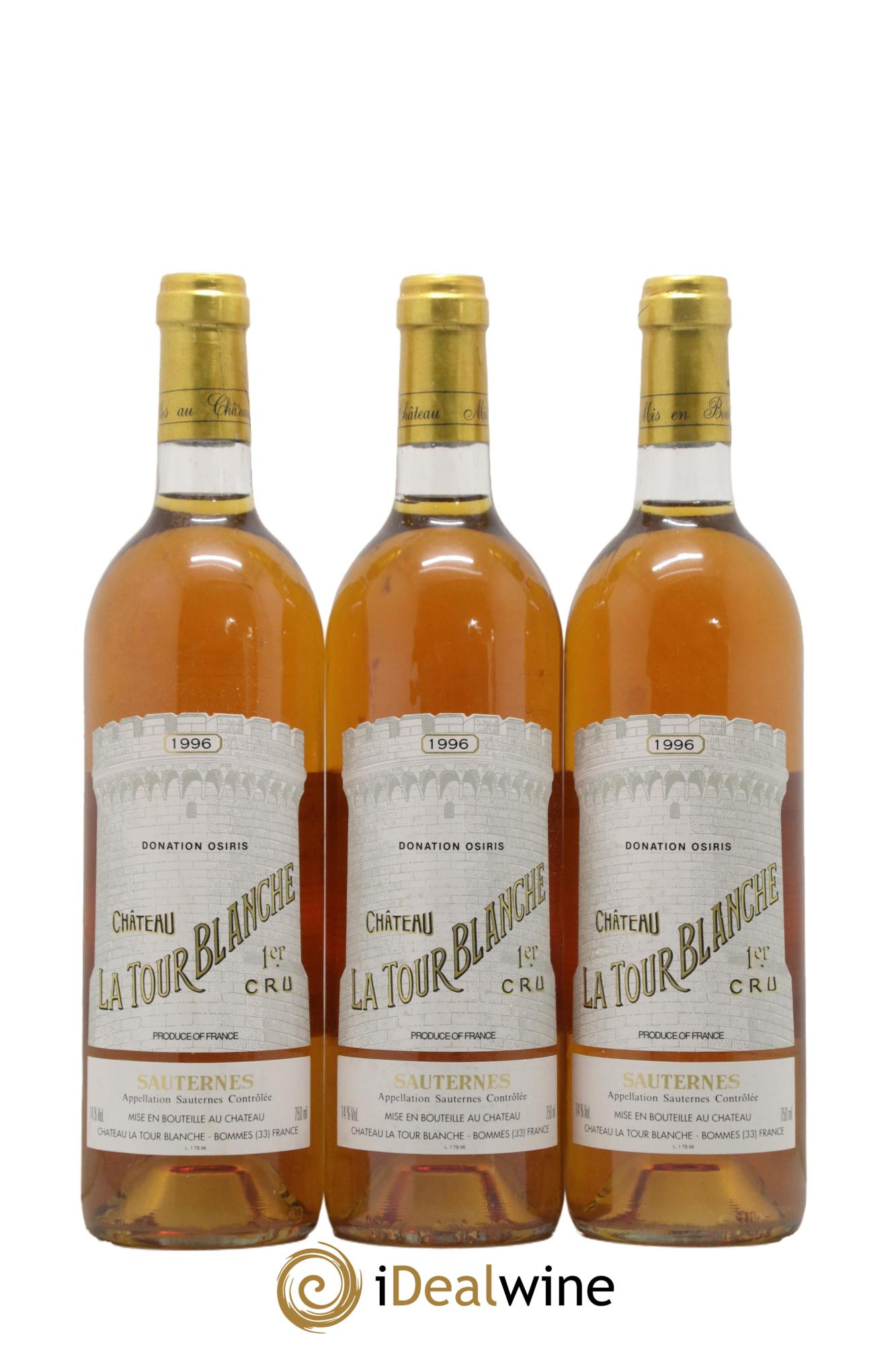 Château la Tour Blanche 1er Grand Cru Classé 1996 - Lot of 6 bottles - 2