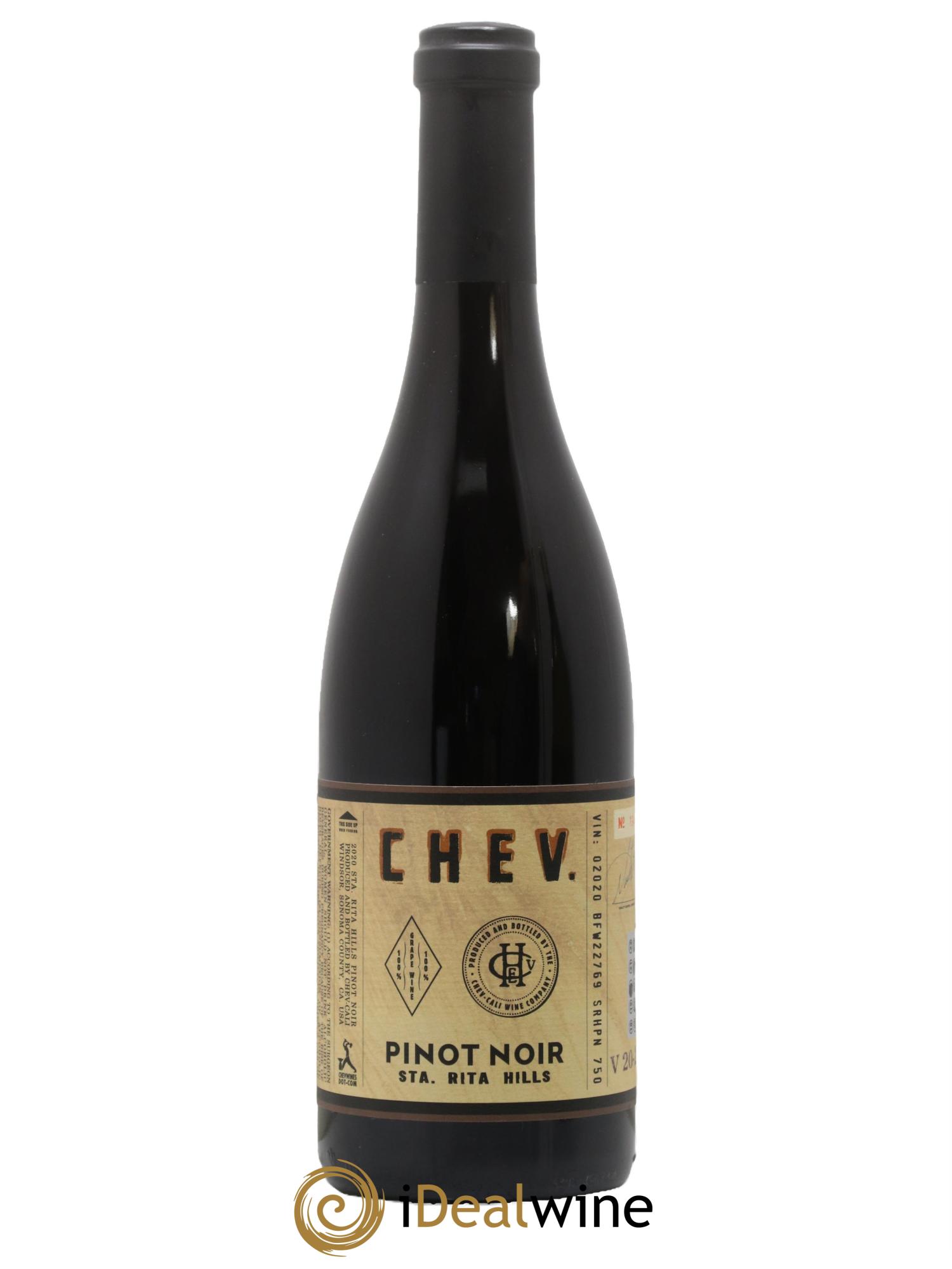 USA Pinot Noir Santa Rita Hills Chev 2020 - Lot of 1 bottle - 0