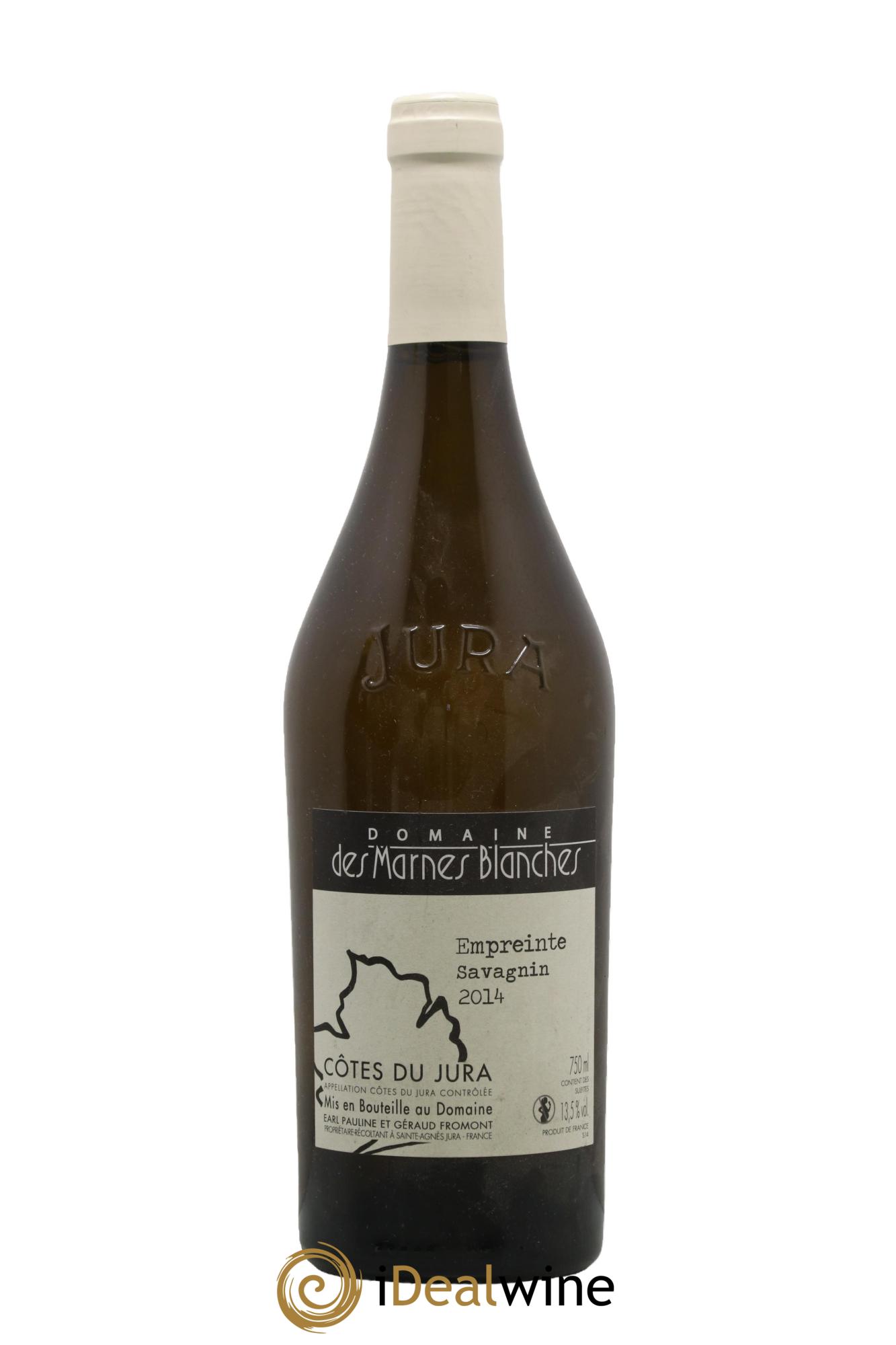 Côtes du Jura Savagnin Empreinte Sous Voile  Marnes Blanches (Domaine des) 2014 - Lot of 1 bottle - 0