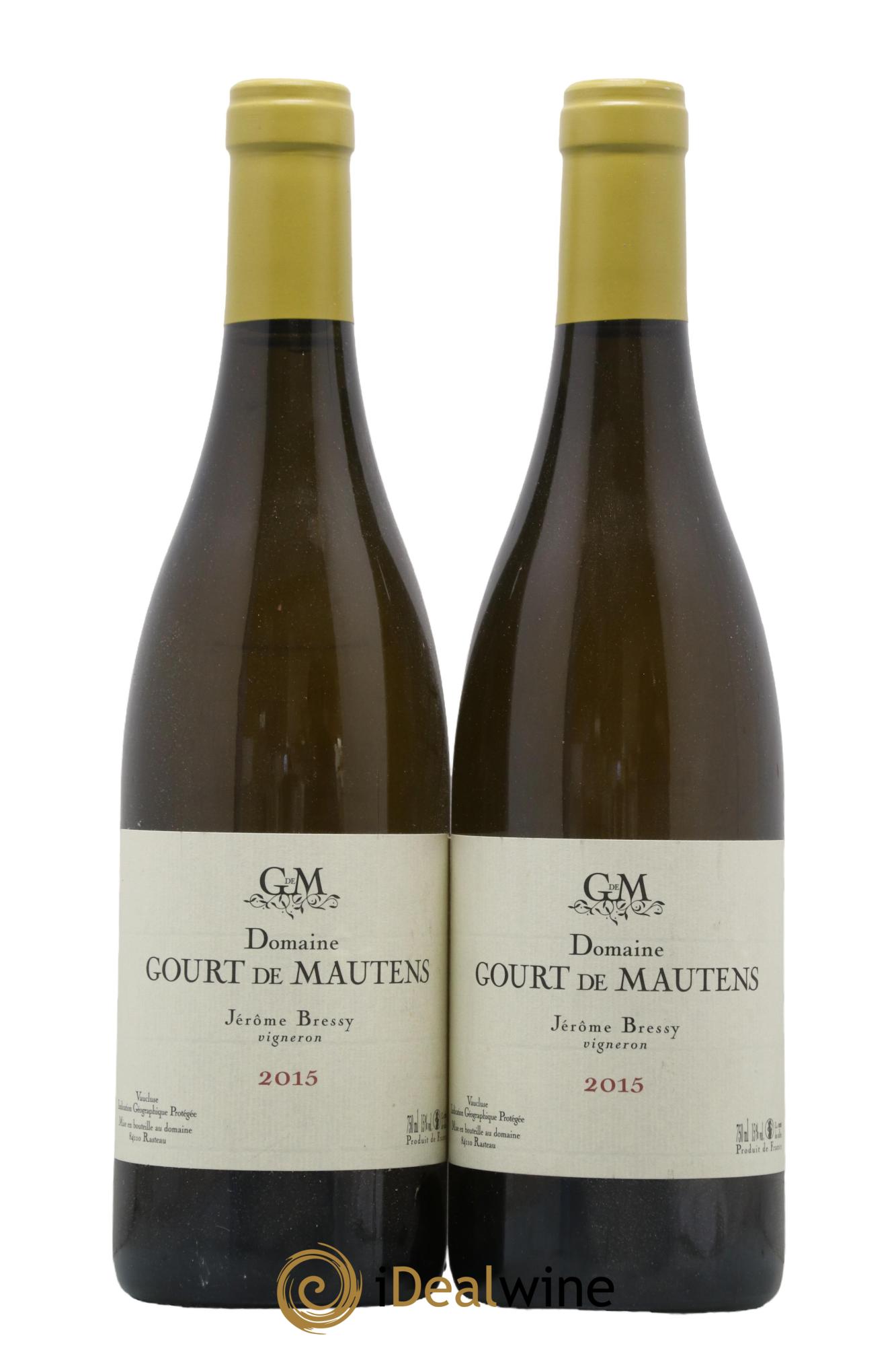 IGP Vaucluse (Vin de Pays de Vaucluse) Domaine Gourt de Mautens - Jérôme Bressy 2015 - Lotto di 2 bottiglie - 0