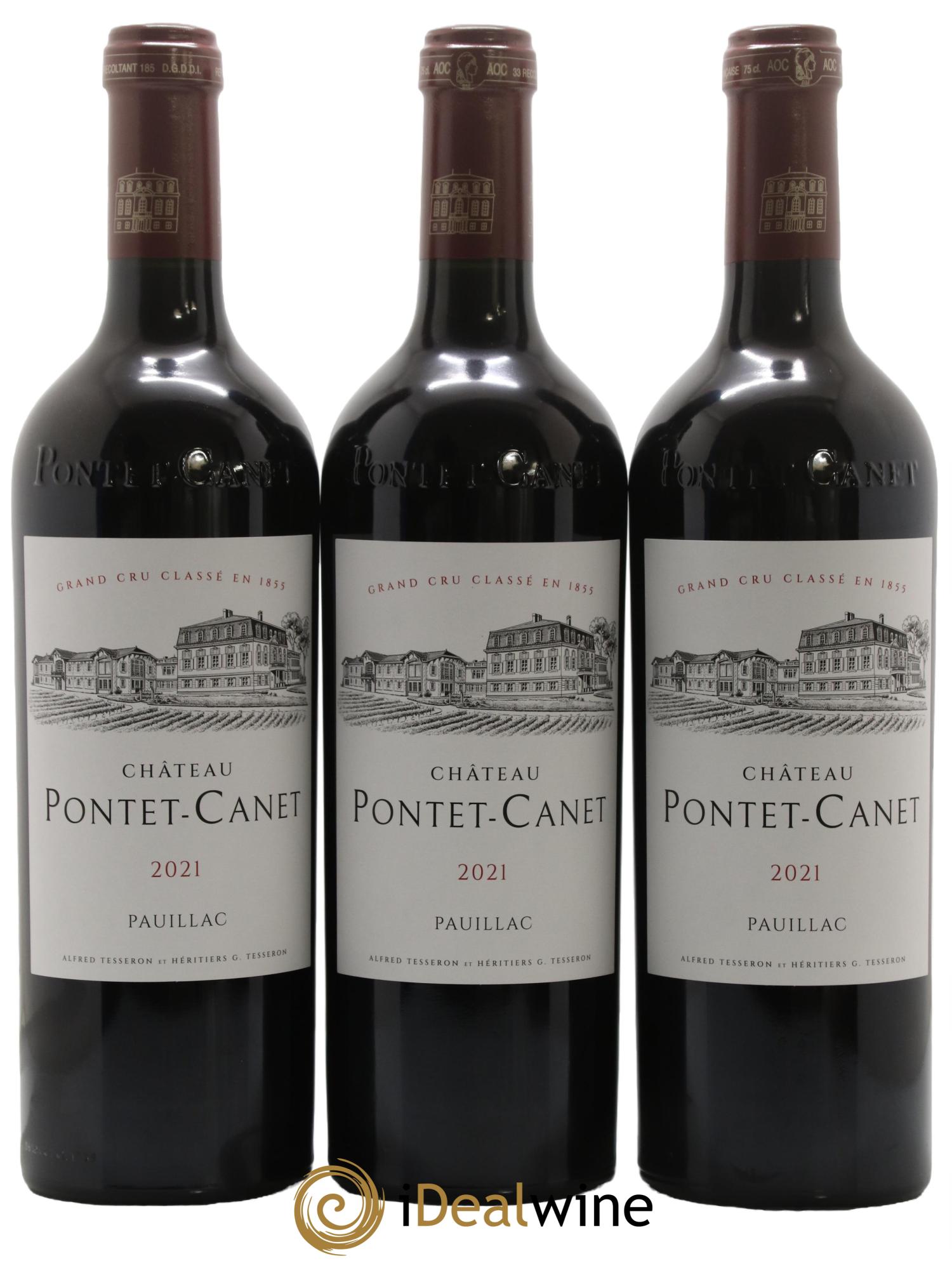 Château Pontet Canet 5ème Grand Cru Classé 2021 - Lot de 6 bouteilles - 2