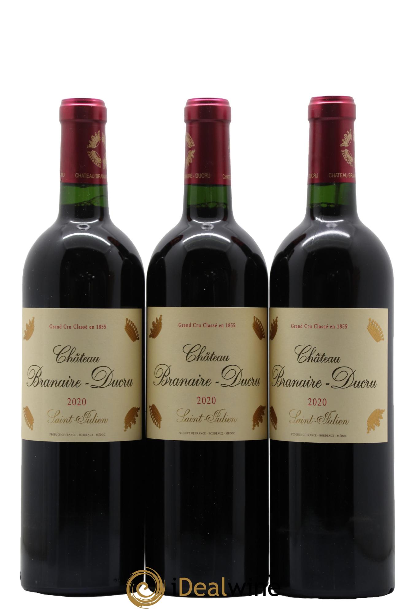 Château Branaire Ducru 4ème Grand Cru Classé 2020 - Lot de 6 bouteilles - 1