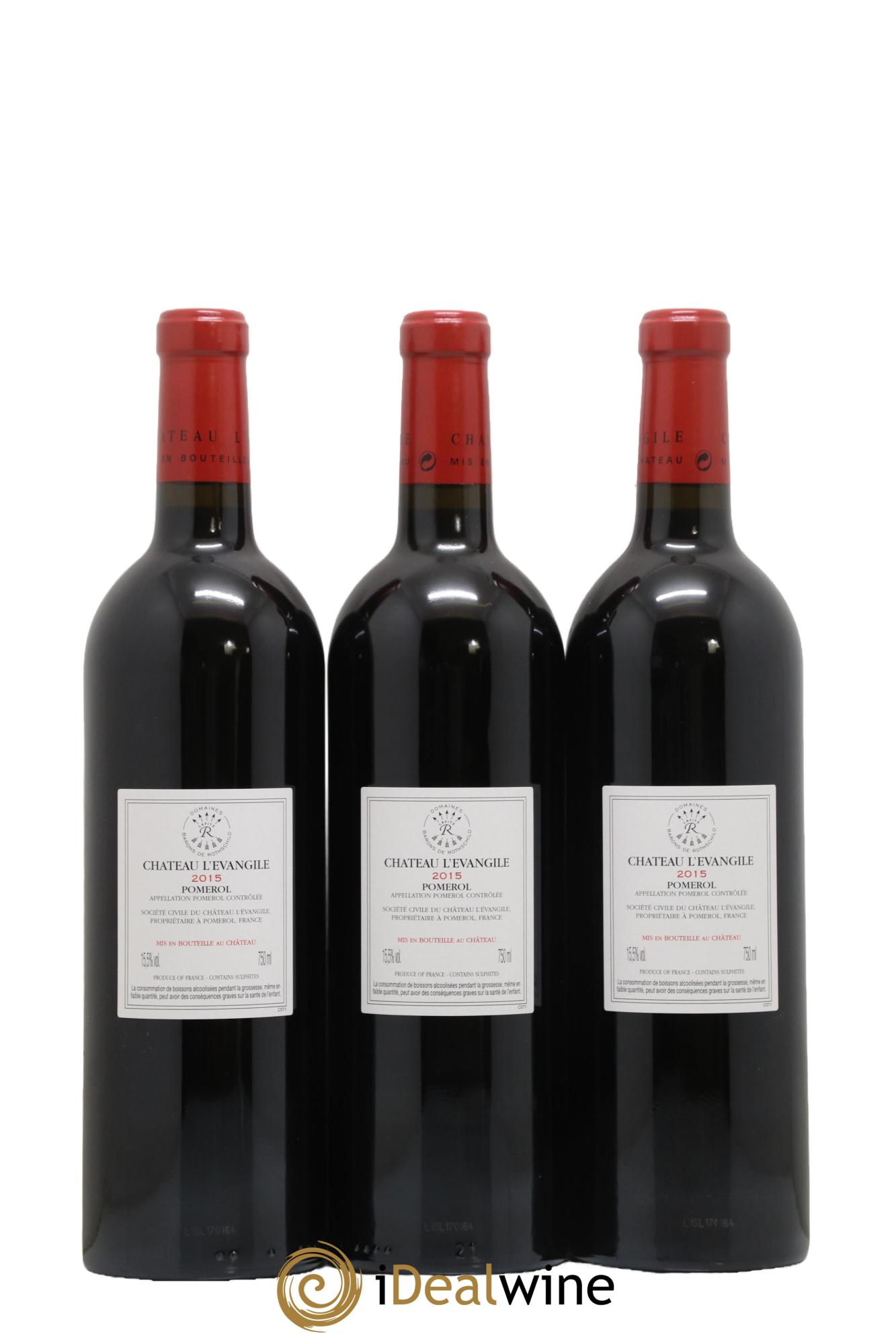 Château l' Évangile 2015 - Posten von 6 Flaschen - 4