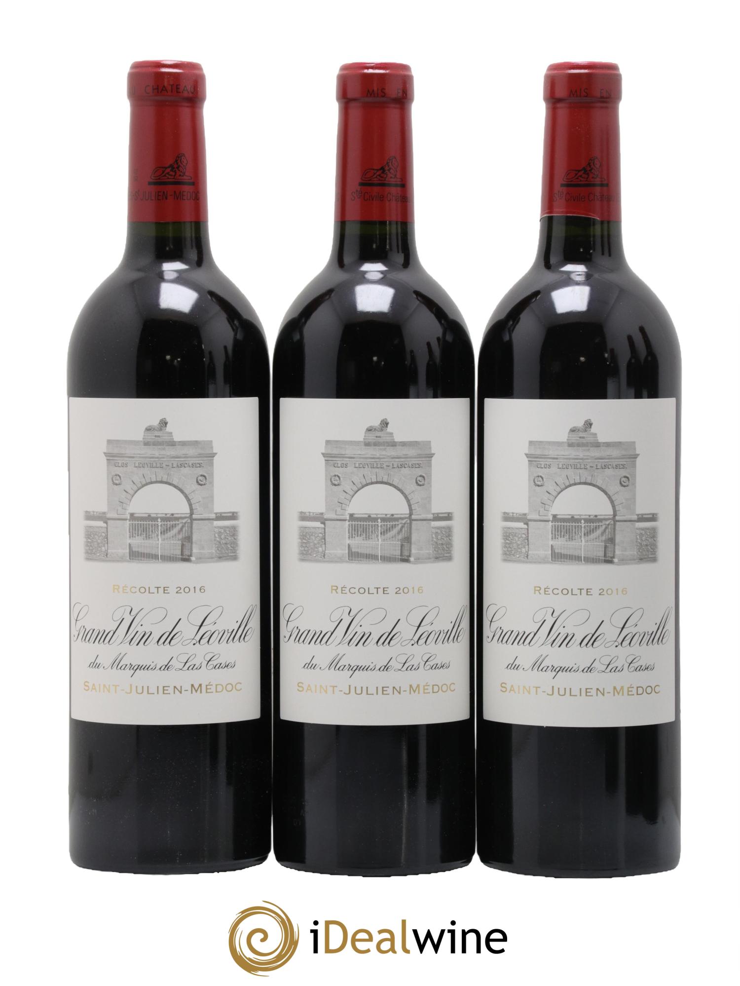 Château Léoville Las Cases 2ème Grand Cru Classé 2016 - Posten von 6 Flaschen - 3