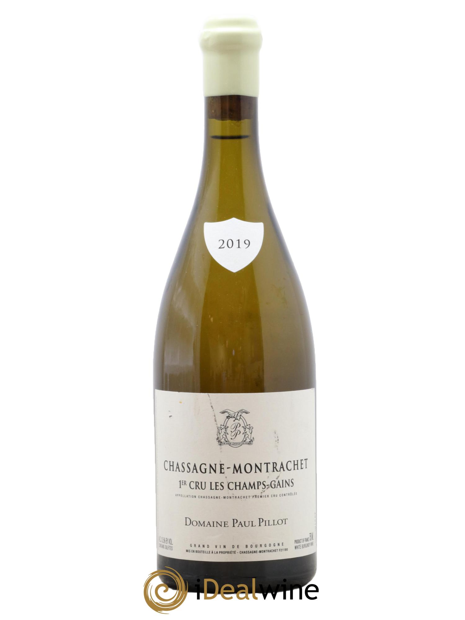 Chassagne-Montrachet 1er Cru Champs Gains Paul Pillot (Domaine) 2019 - Lot of 1 bottle - 0