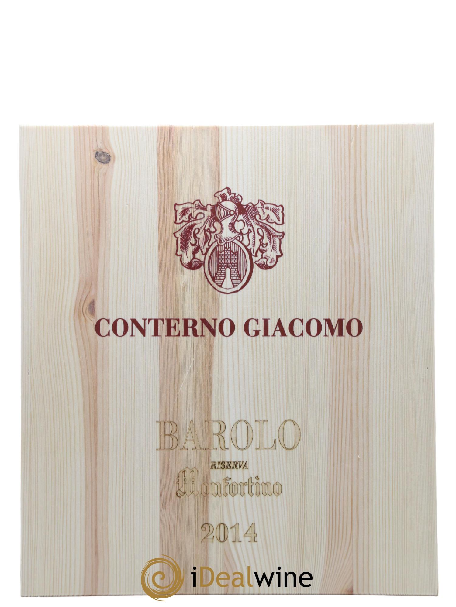 Barolo DOCG Riserva Monfortino Giacomo Conterno 2014 - Lot of 3 bottles - 3