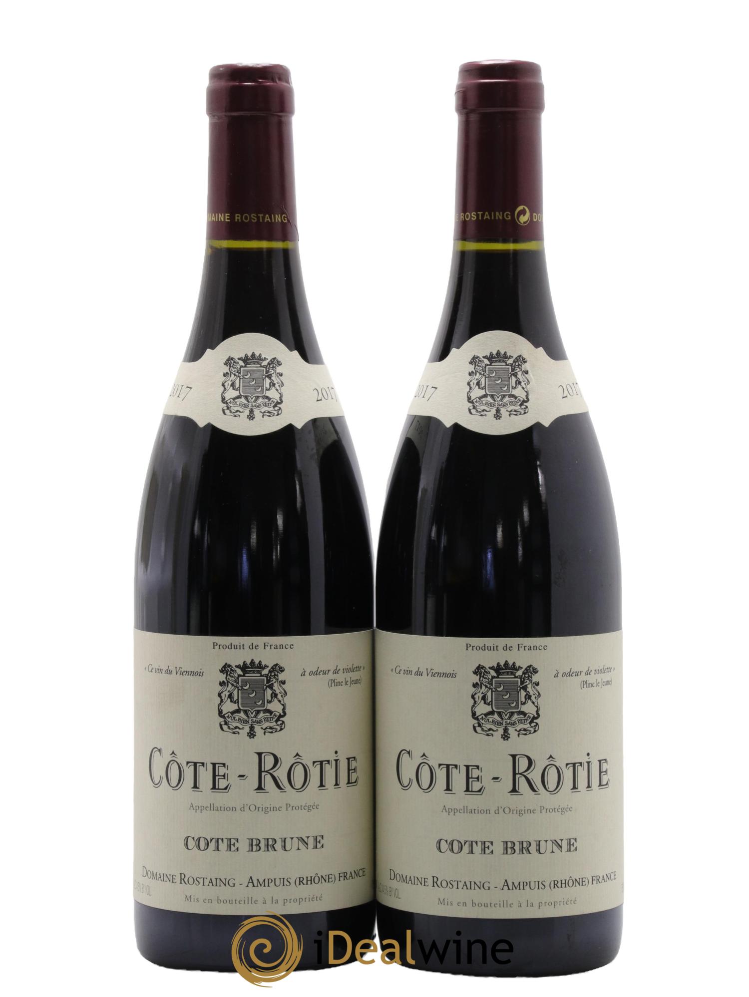 Côte-Rôtie Côte Brune  René Rostaing 2017 - Posten von 2 Flaschen - 0