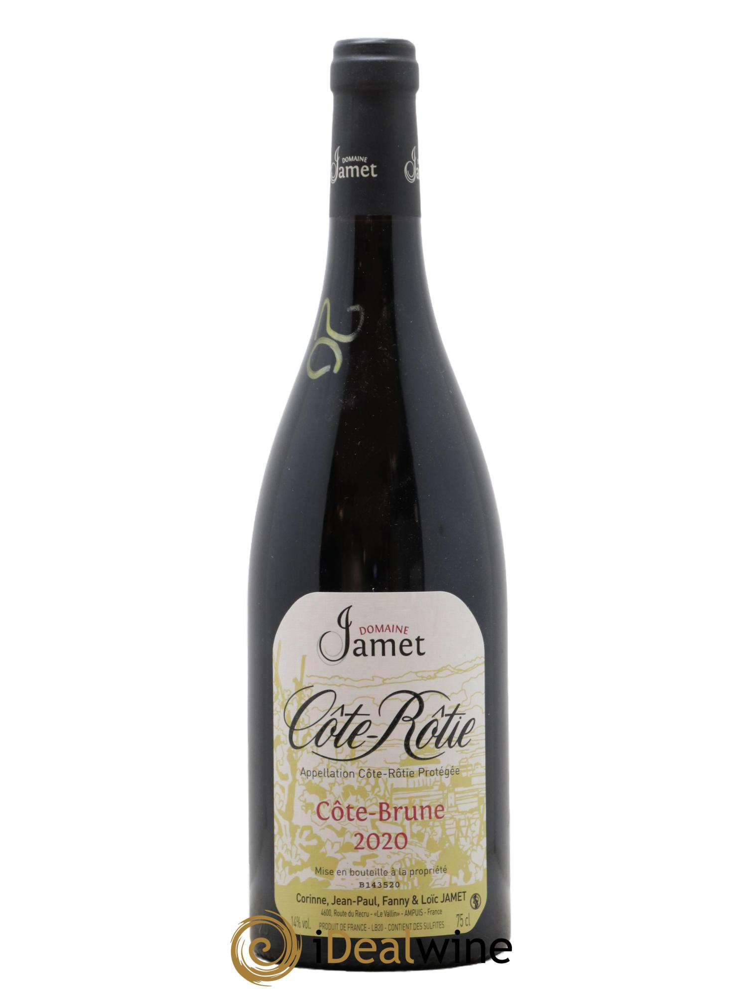 Côte-Rôtie Côte Brune Jamet (Domaine) 2020 - Posten von 1 Flasche - 0