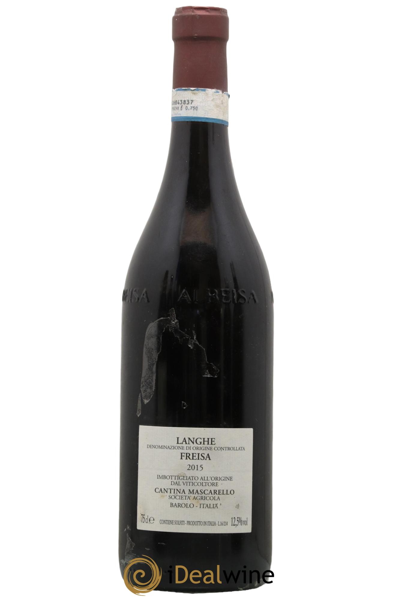 Langhe DOC Freisa Bartolo Mascarello 2015 - Posten von 1 Flasche - 1