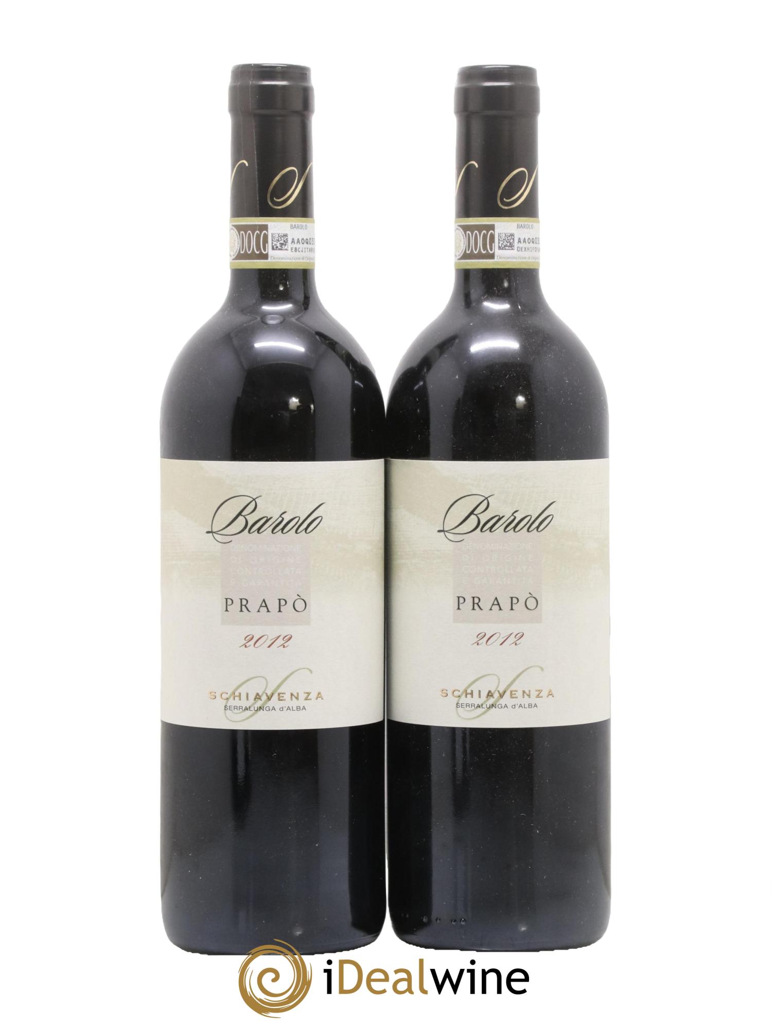 Barolo DOCG Prapo Schiavenza 2012 - Posten von 2 Flaschen - 0