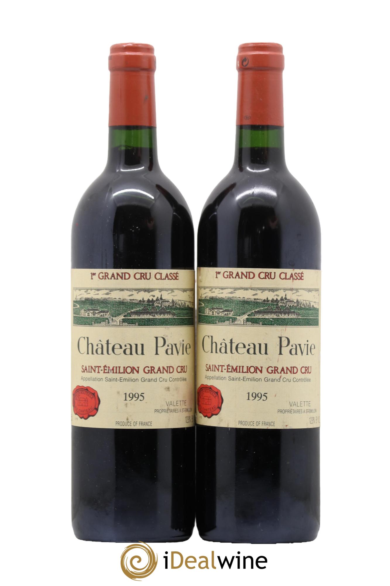 Château Pavie 1er Grand Cru Classé A 1995 - Lot of 2 bottles - 0